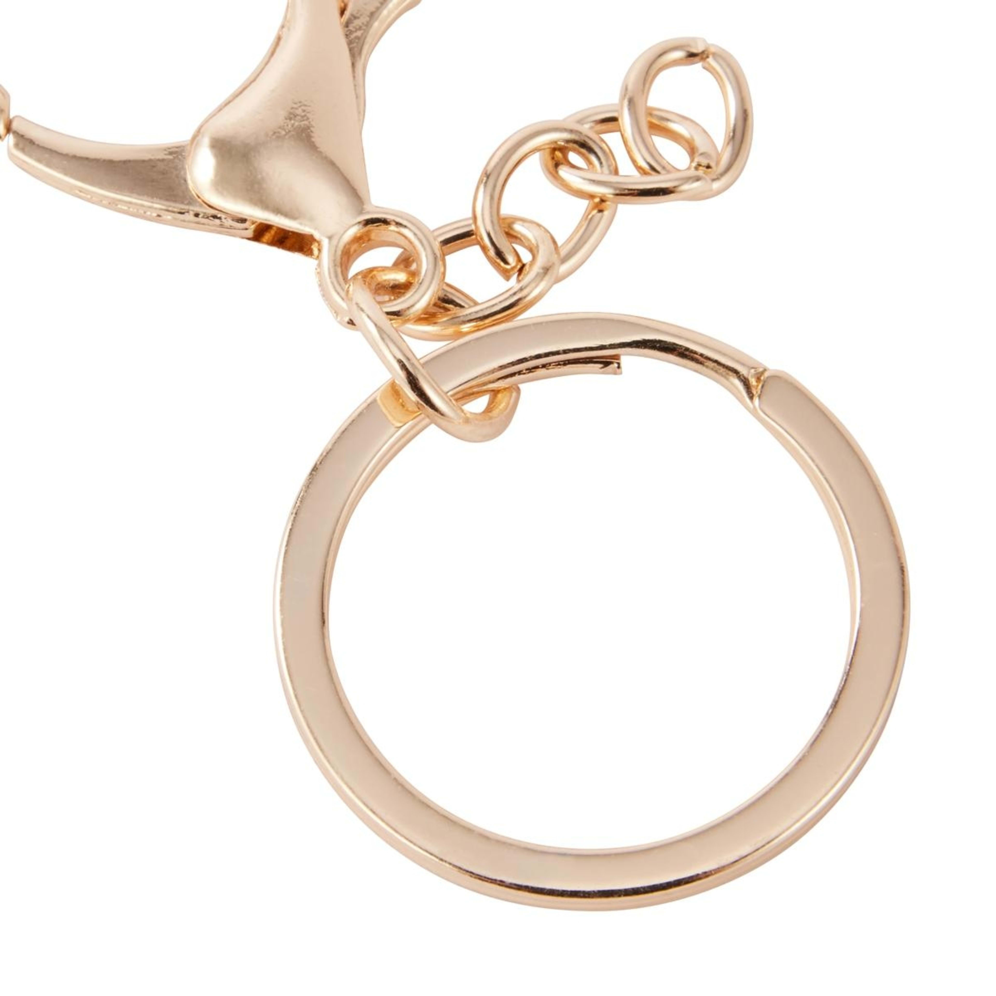 3 4 Pack Keyrings - Gold Look, 3 of 5