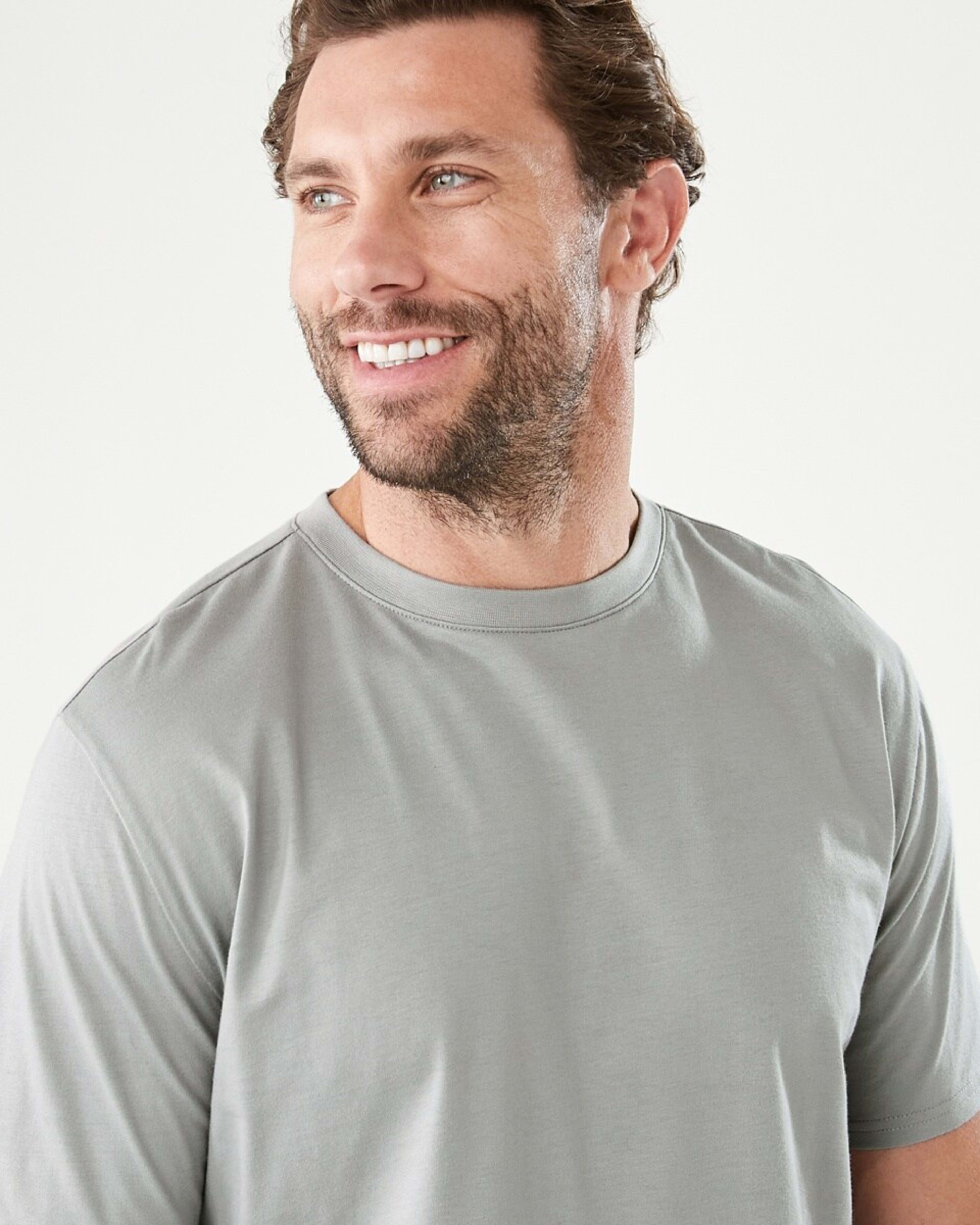 4 Australian Cotton Crew Neck T-shirt Alloy, 4 of 5