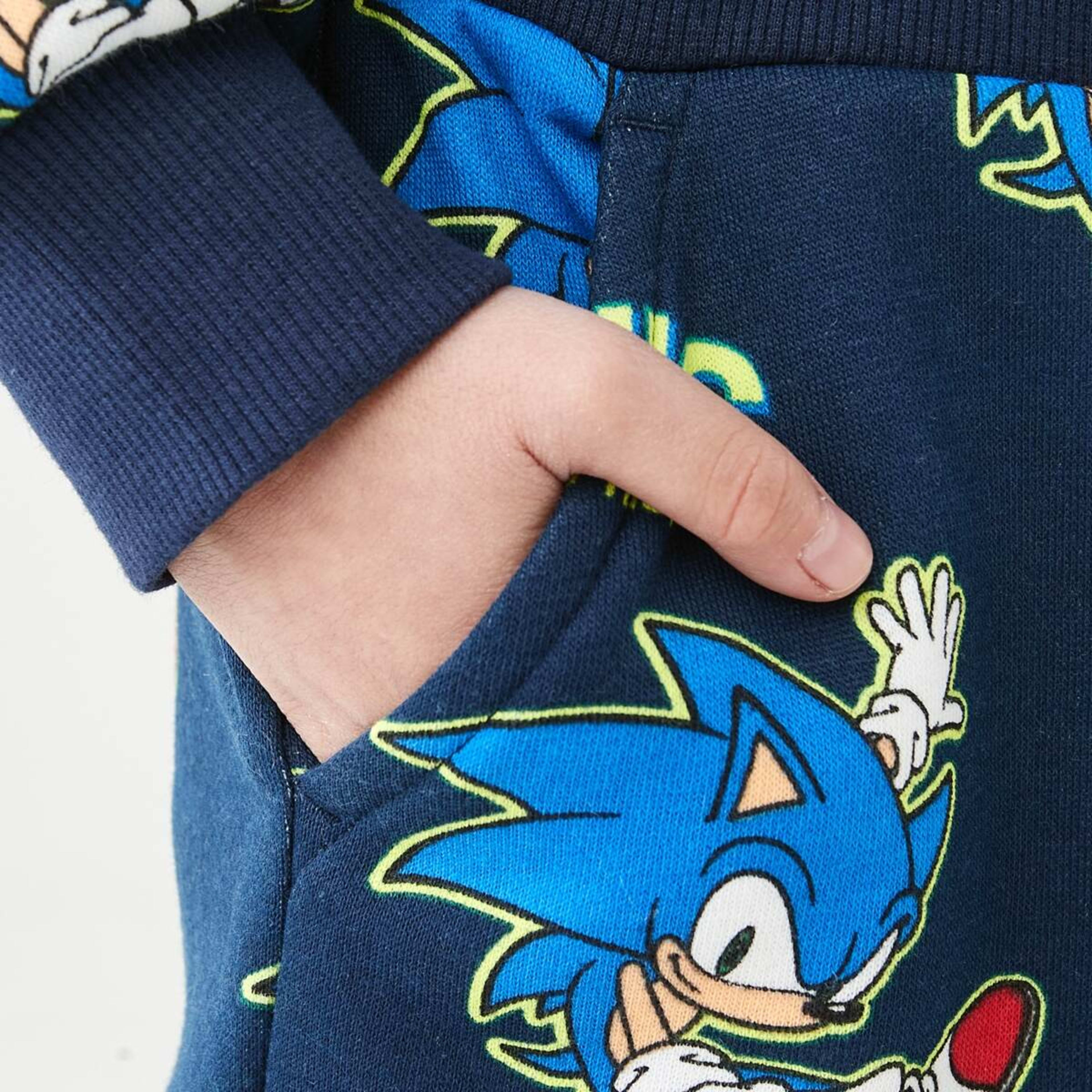 4 Sonic License Printed Trackpants Sonic Run Gotta Go Fast, 4 of 8