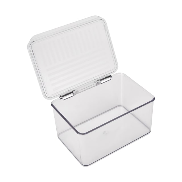 Clear Short Square Container with Lid Kmart