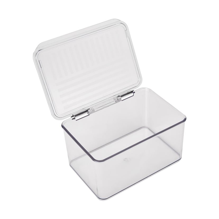 Clear Short Square Container with Lid Kmart