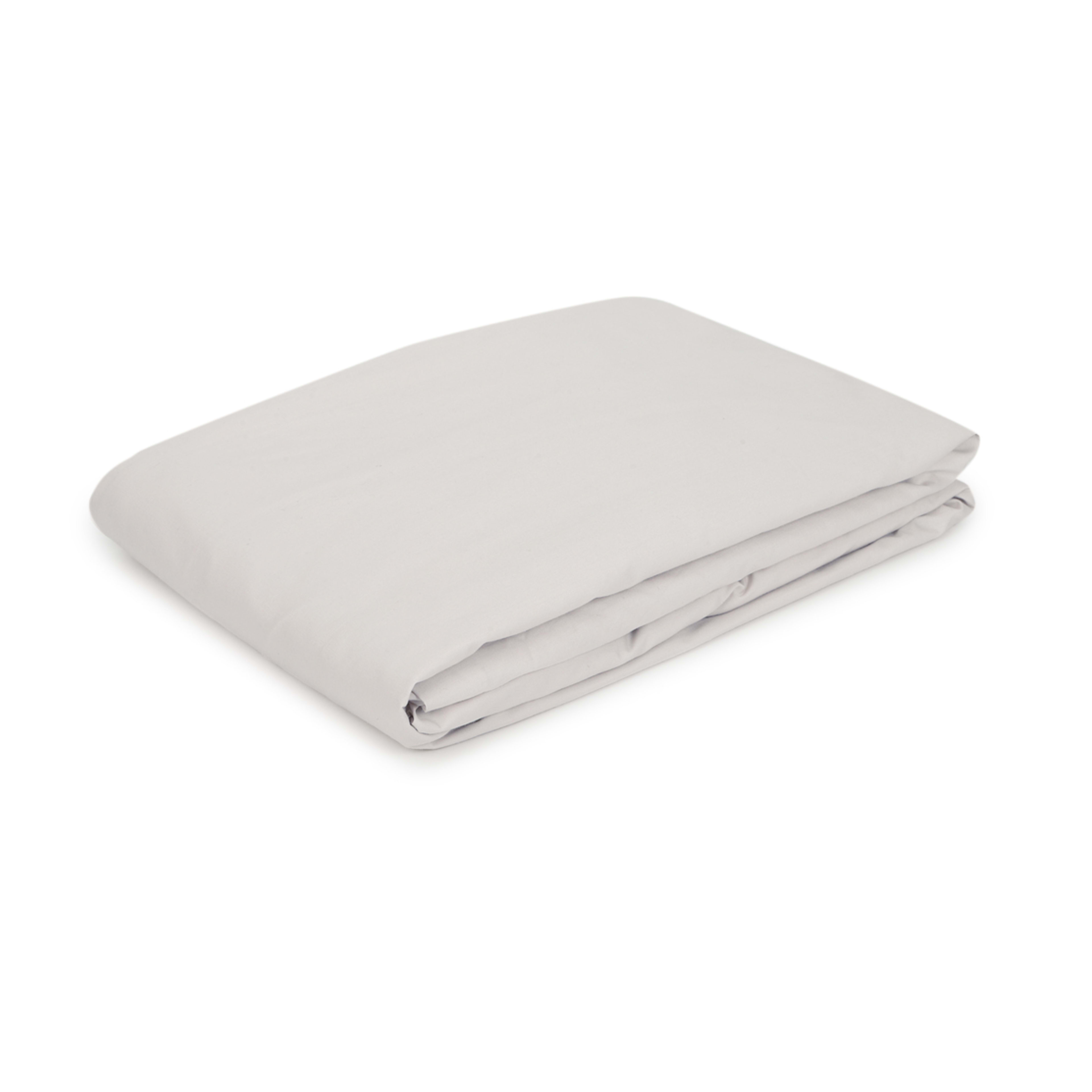 2 250 Thread Count Cotton Rich Fitted Sheet - Double Bed, Oatmeal, 2 of 4