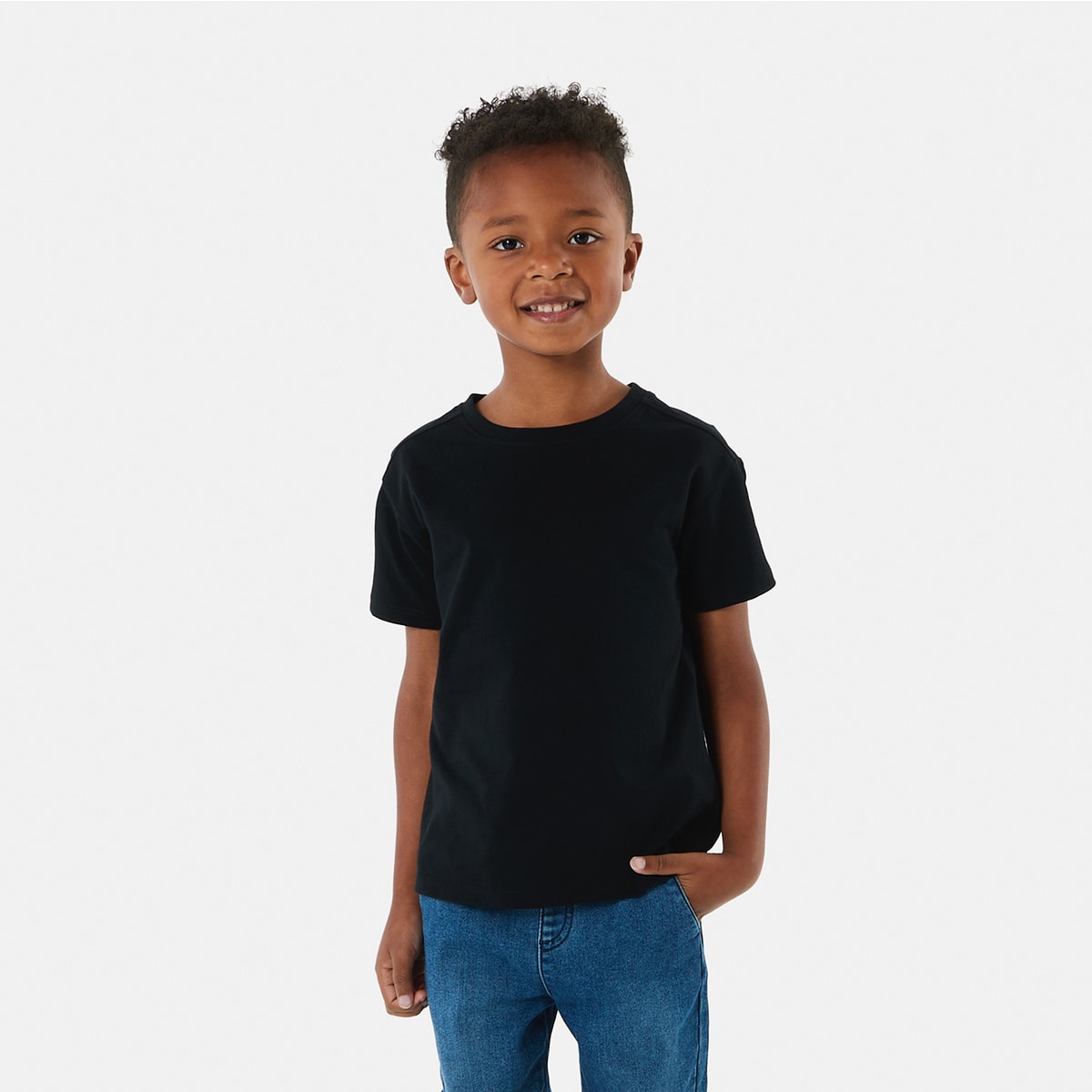 Kids black t outlet shirt