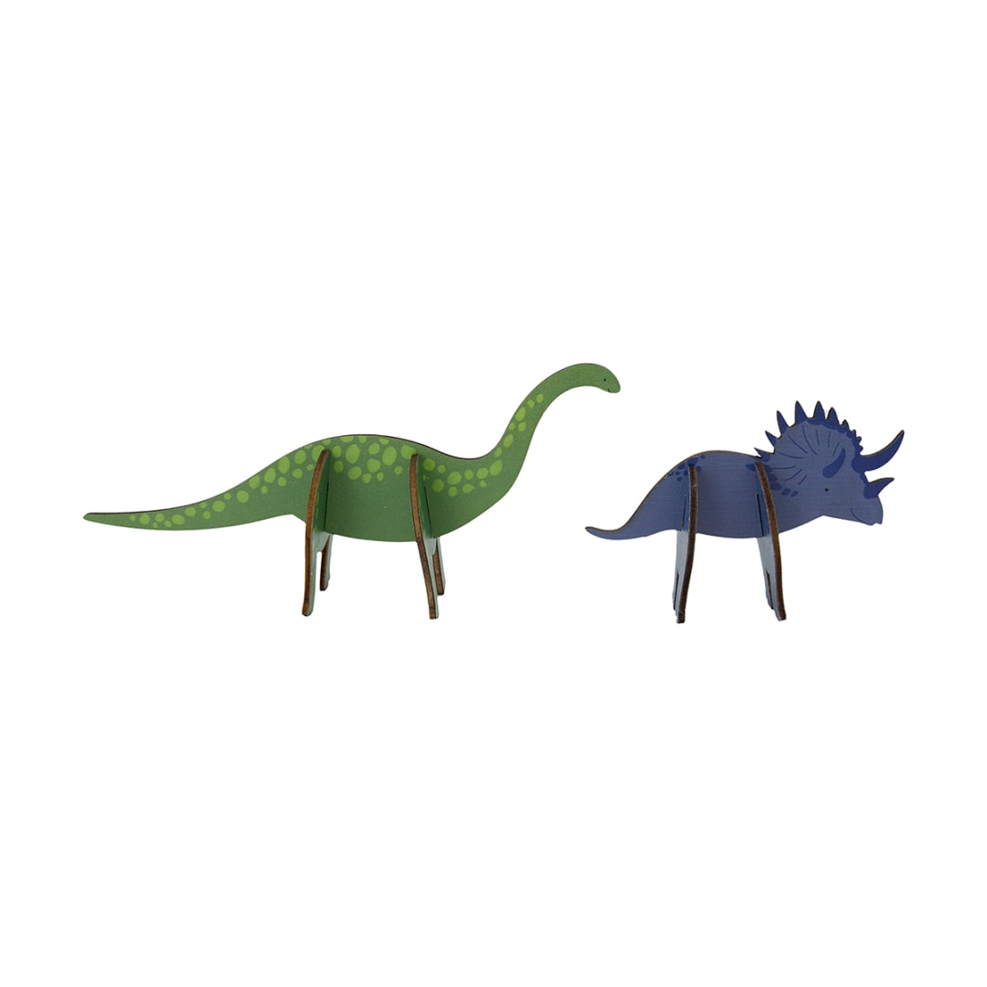 2 Piece Dinosaur Wooden Cake Topper Kmart