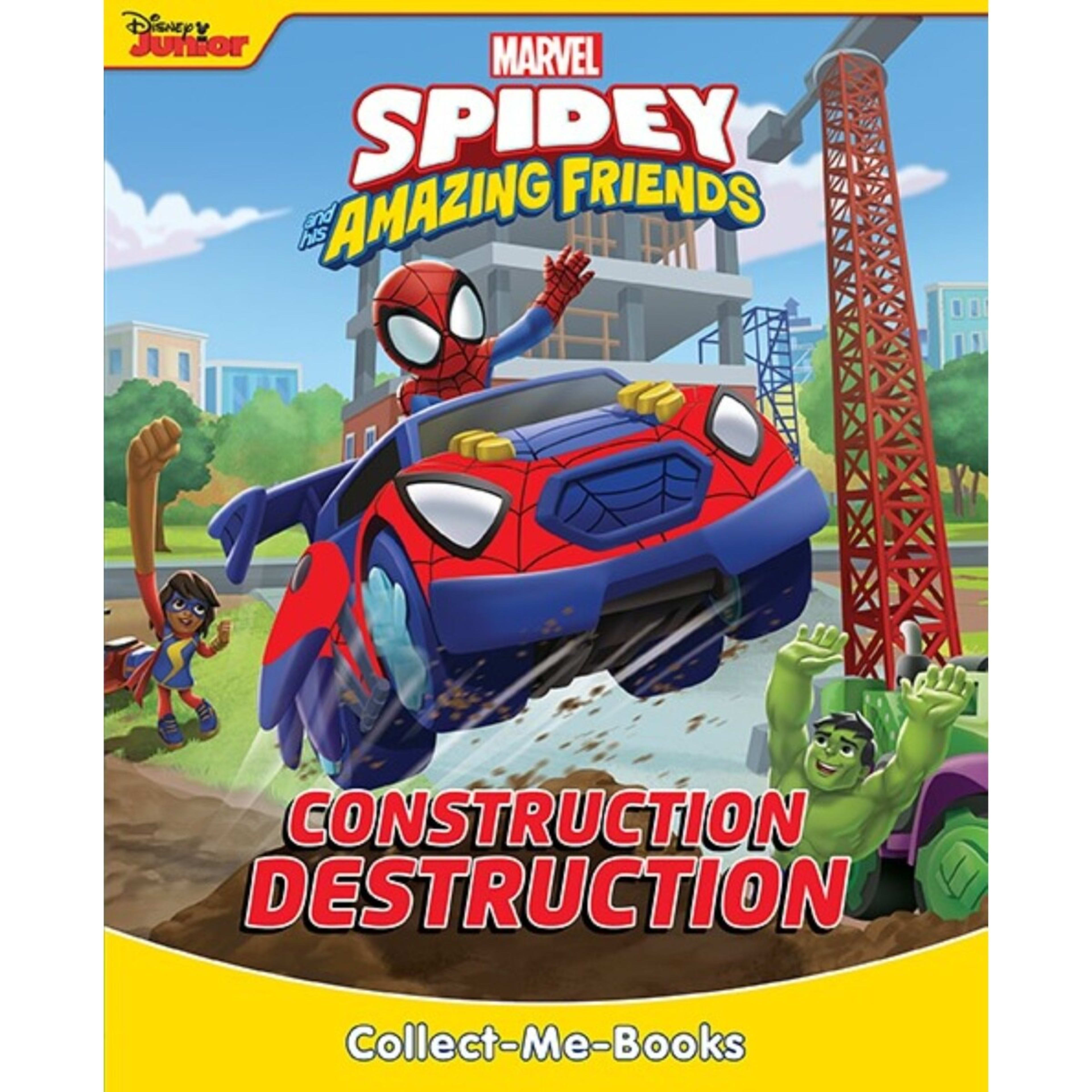 1 Disney Junior Marvel Spidey and his Amazing Friends Collect Me Books: Construction Destruction - Book