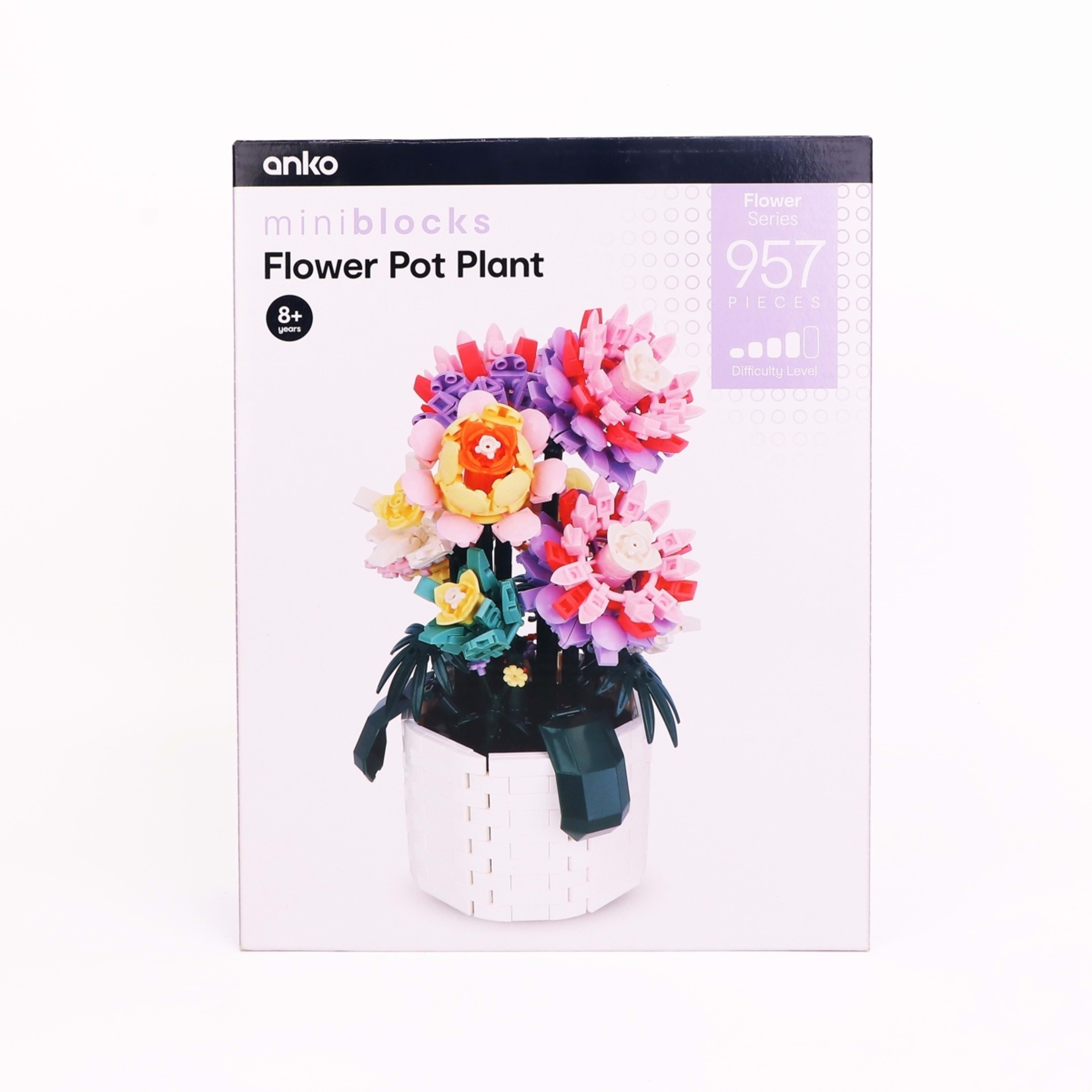 5 957 Piece Mini Blocks Flower Series: Flower Pot Plant, 5 of 5