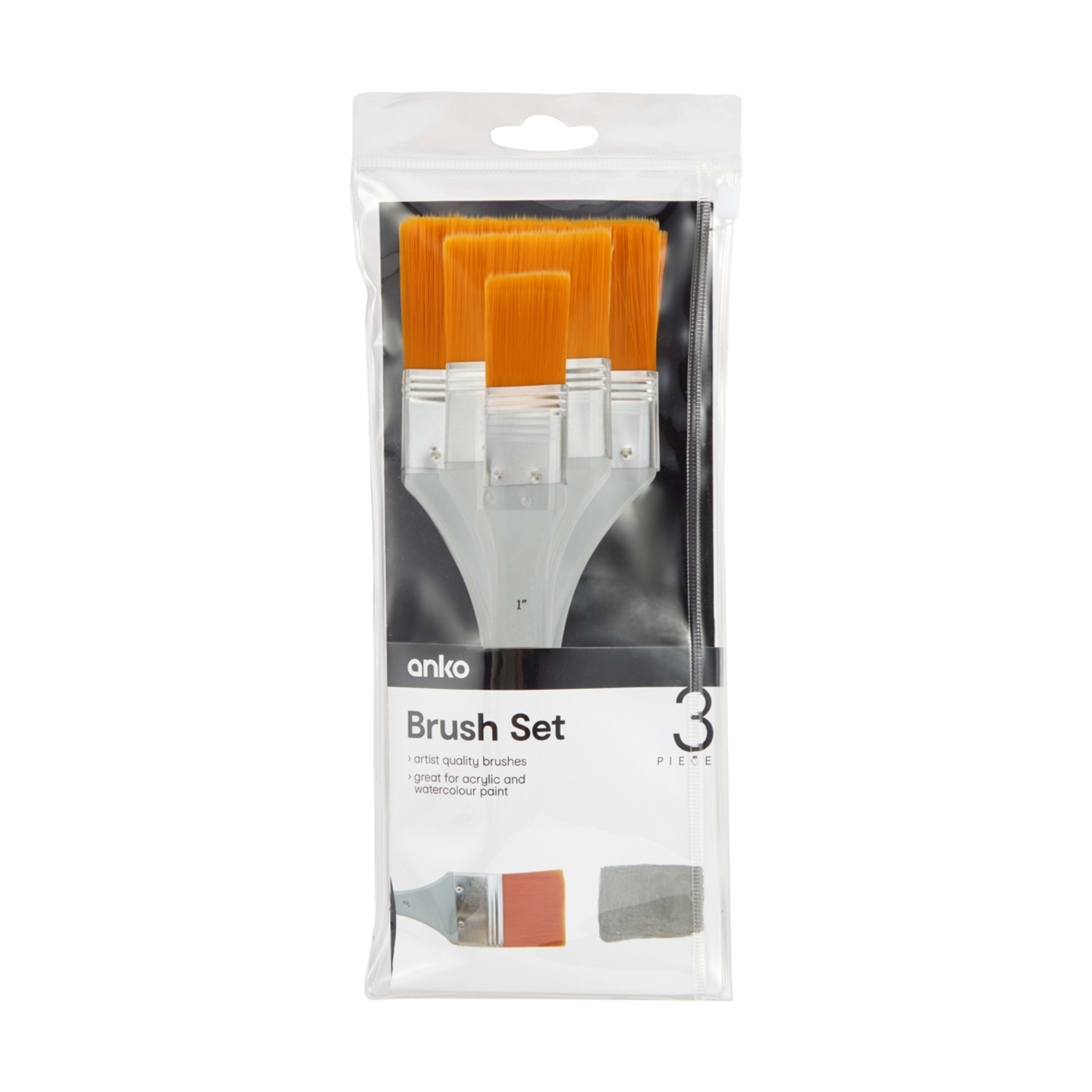 1 3 Piece Brush Set