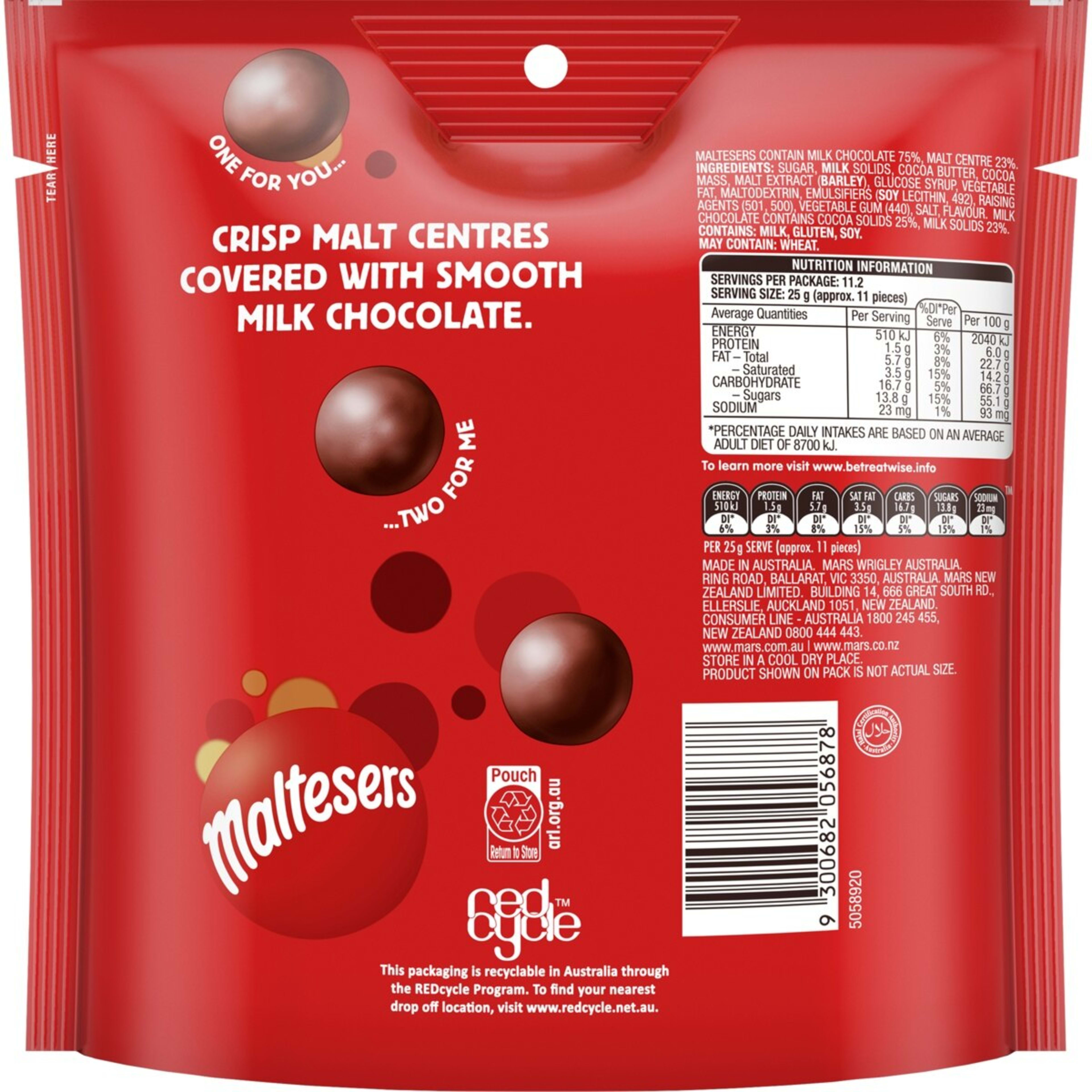 3 Maltesers Milk Chocolate Snack & Share Bag 280g, 3 of 7