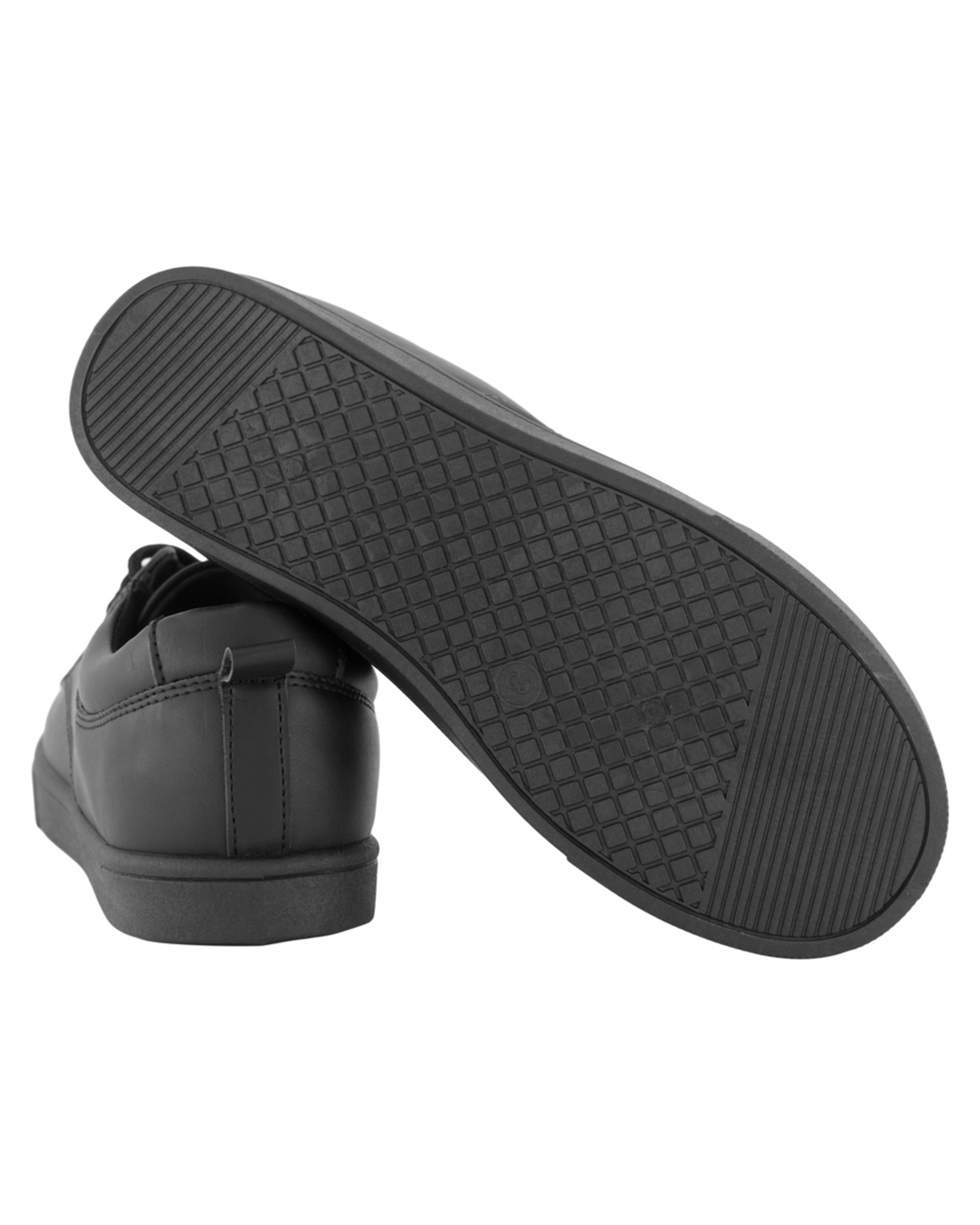 6 Senior Lace-Up School Shoes Black, 6 of 6