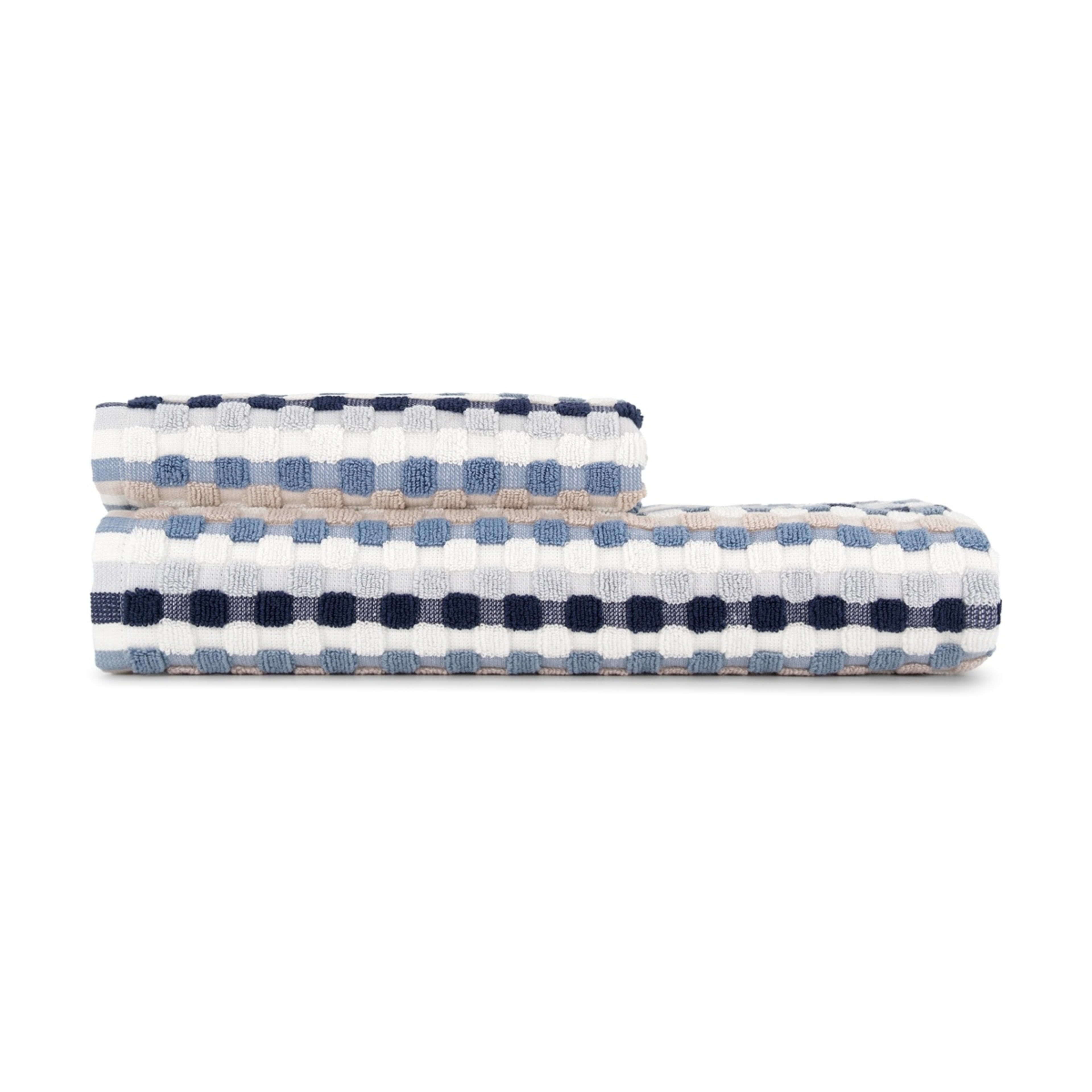 6 Blue Popcorn Cotton Hand Towel, 6 of 6