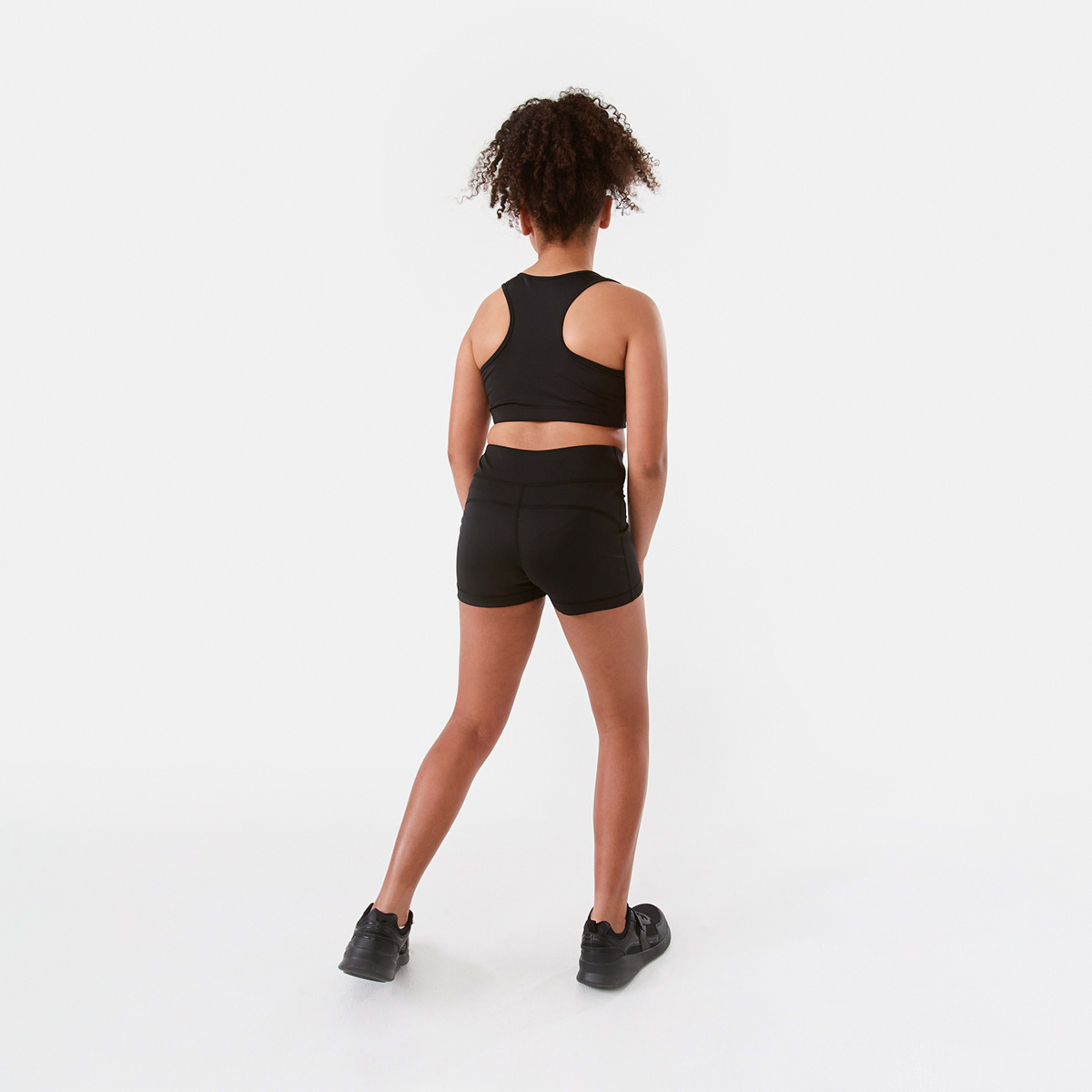 7 Active Kids Crop Top Black, 7 of 9
