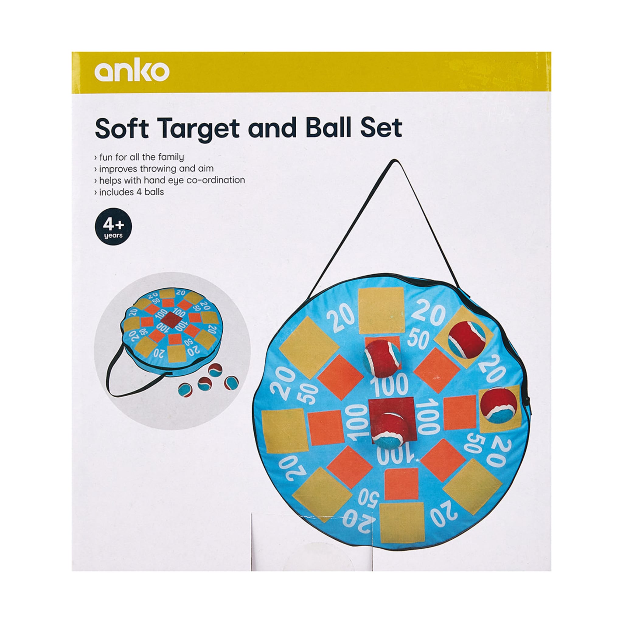 Velcro Darts with 4 Balls Kmart