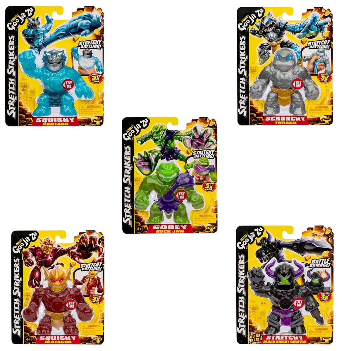 Heroes of Goo Jit Zu Stretch Strikers Pack Assorted Kmart