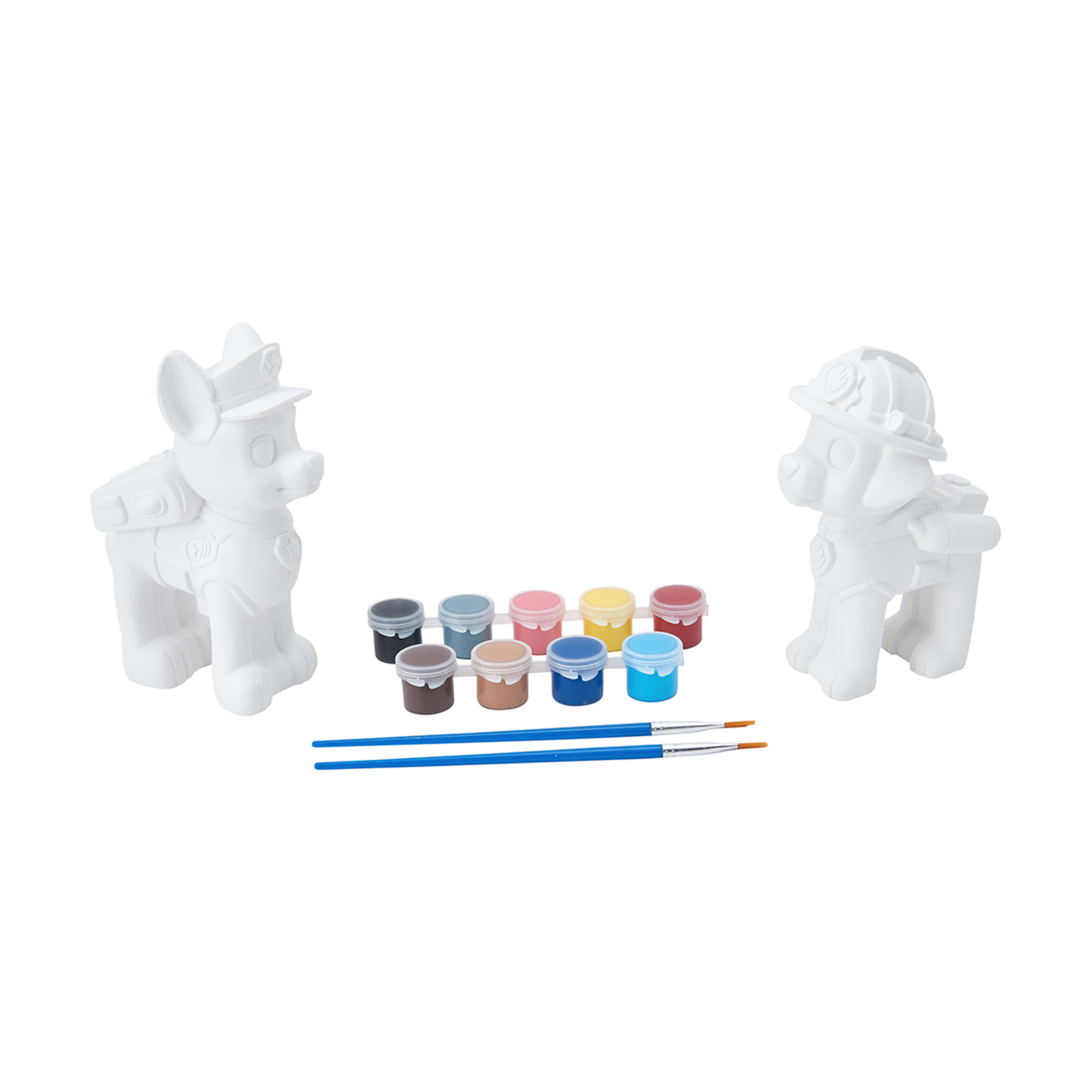 Nickelodeon PAW Patrol Paint Your Own Chase and Marshall Set Kmart