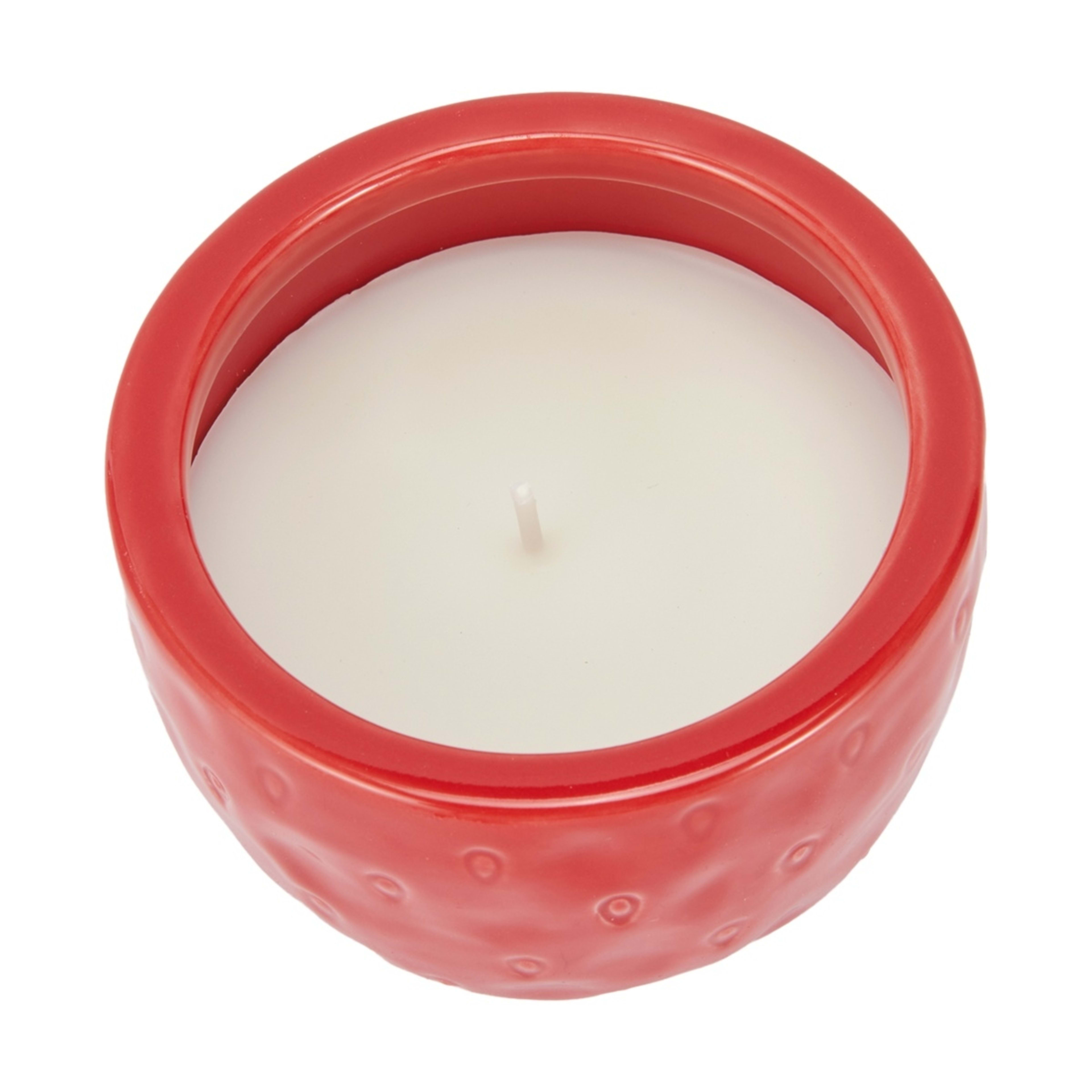 3 Ceramic Strawberry Candle, 3 of 6