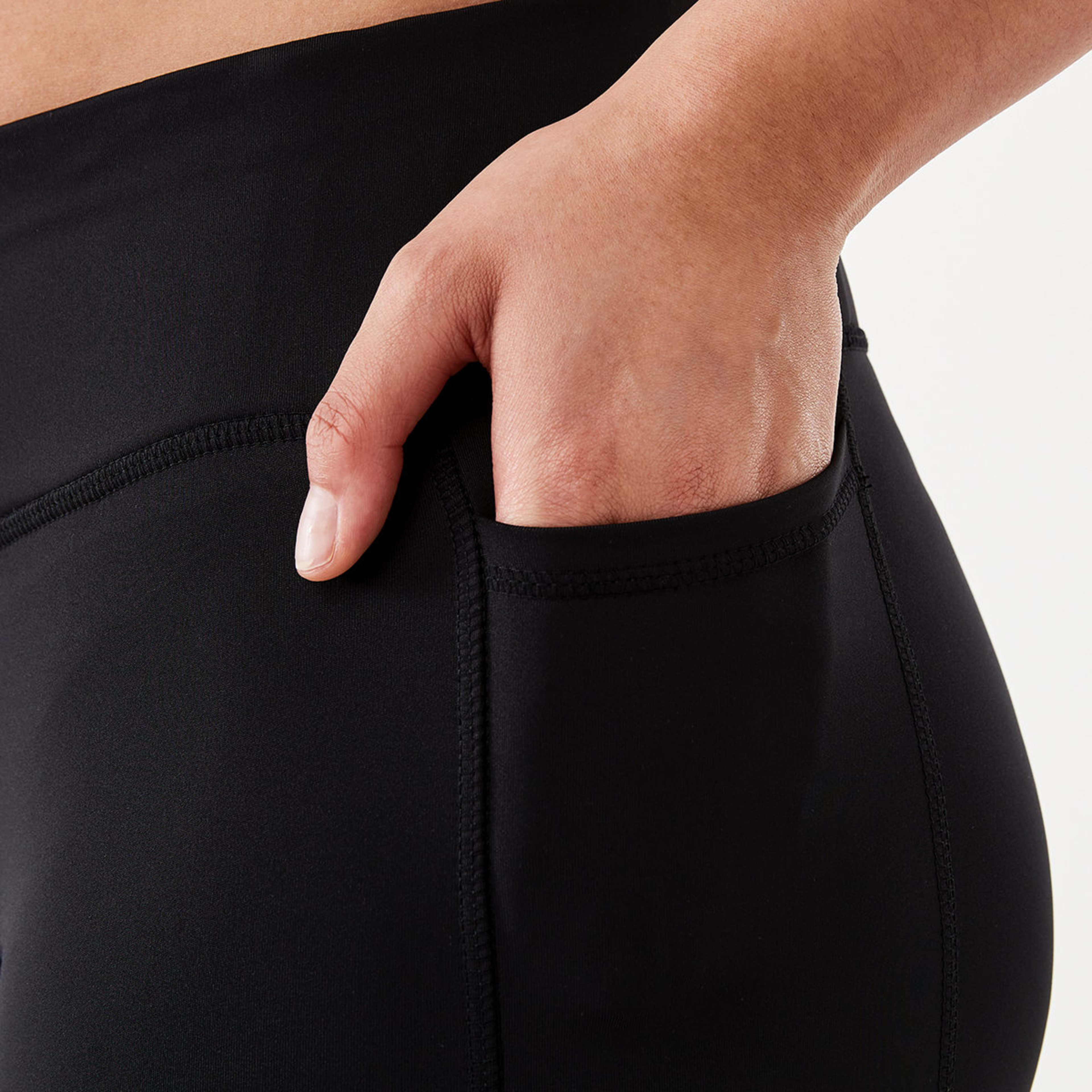 5 Active Womens Bike Shorts Black, 5 of 6