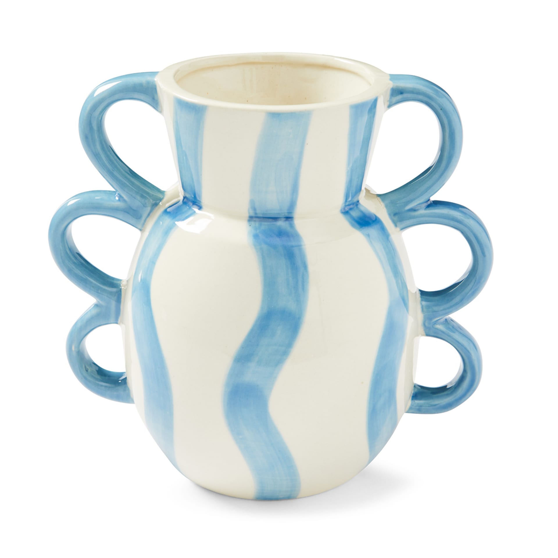 Wave Handled Vase Kmart