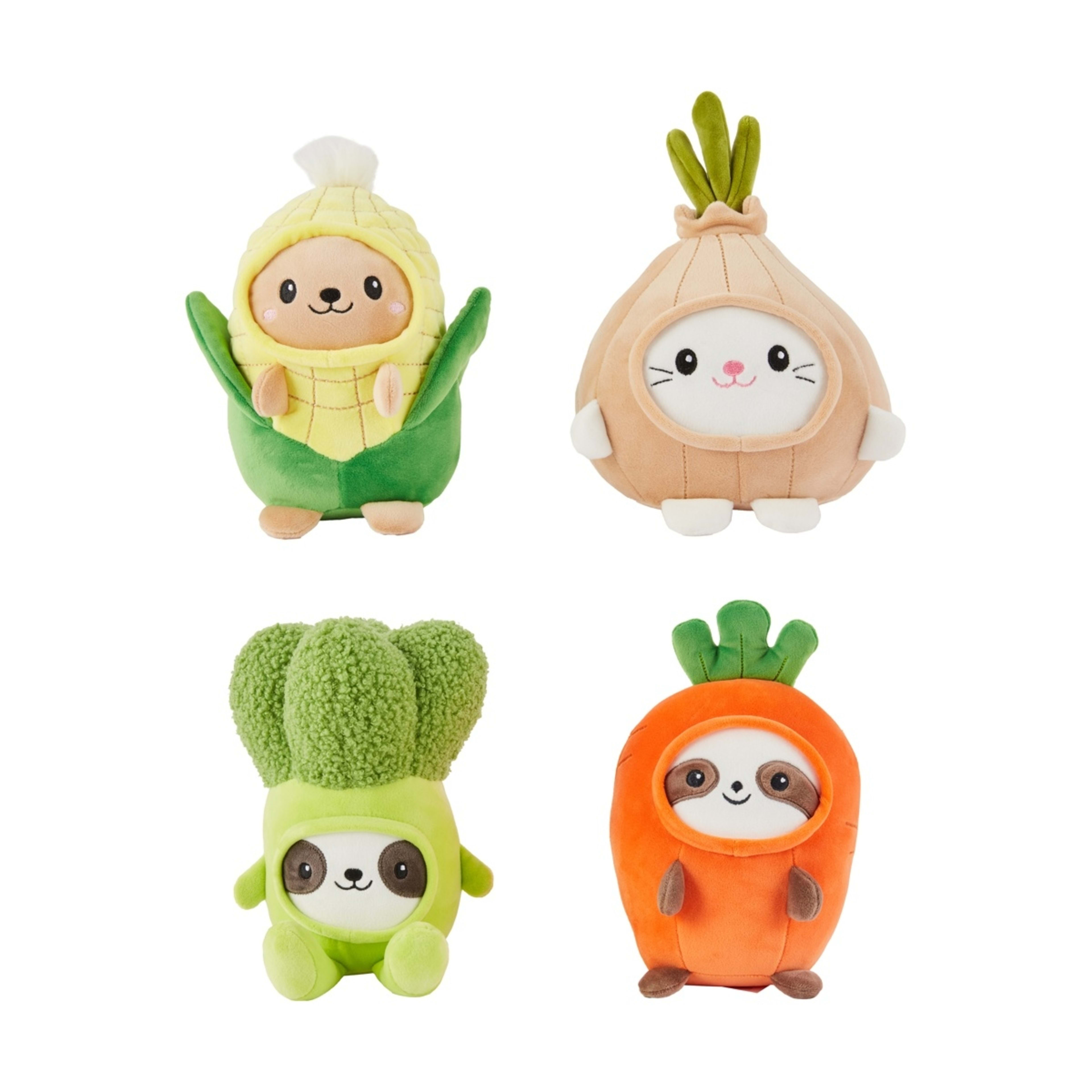 1 Veggie Plush Toy - Assorted