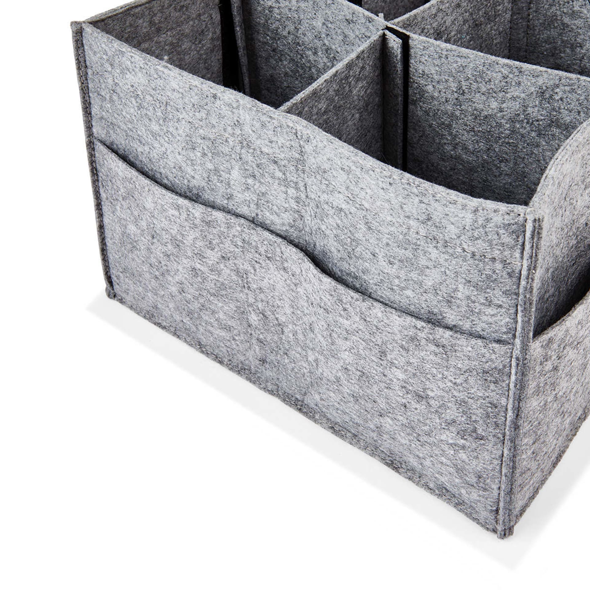 Large Nappy Caddy Grey and Black Kmart