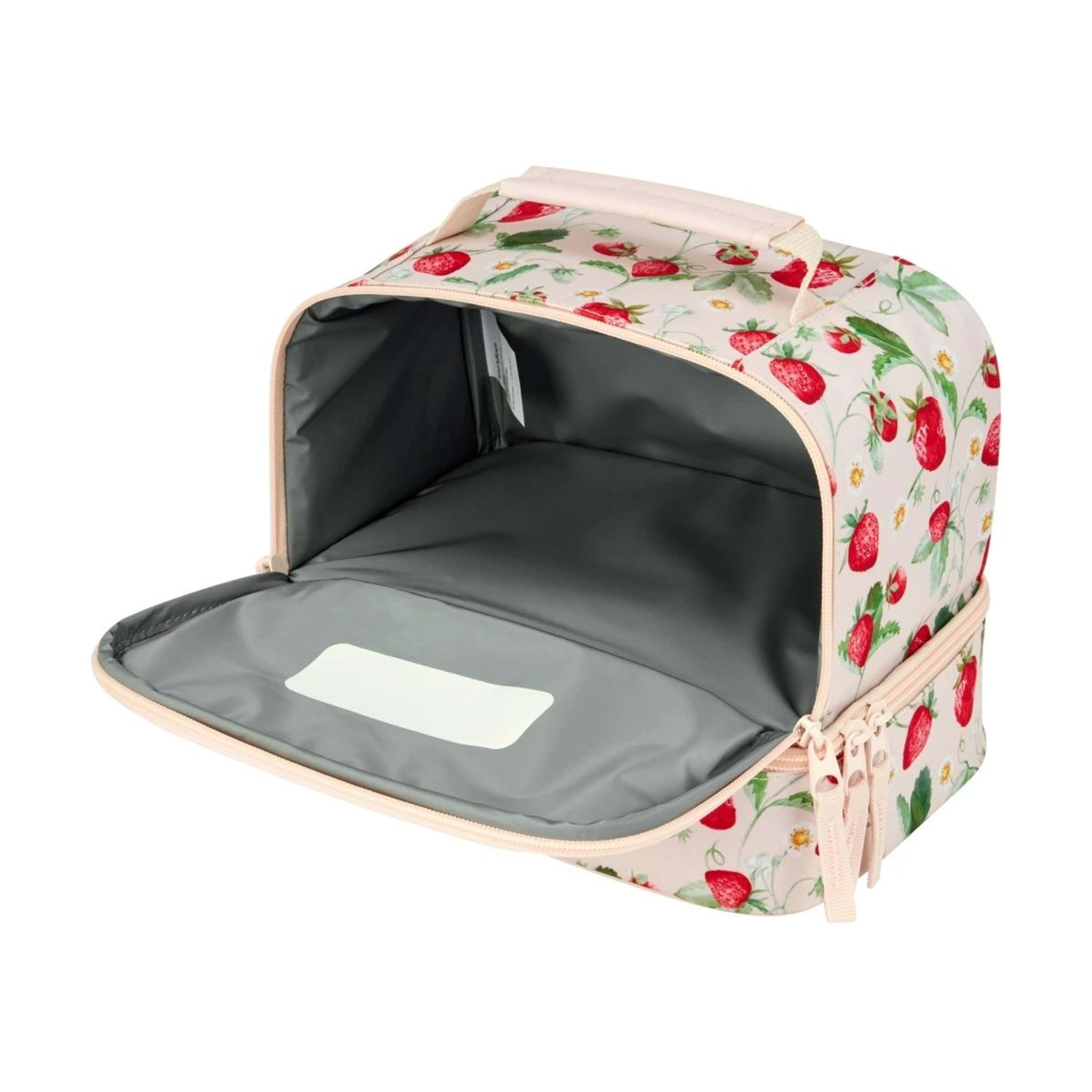 3 Strawberries Insulated Twin Deck Lunch Bag, 3 of 6