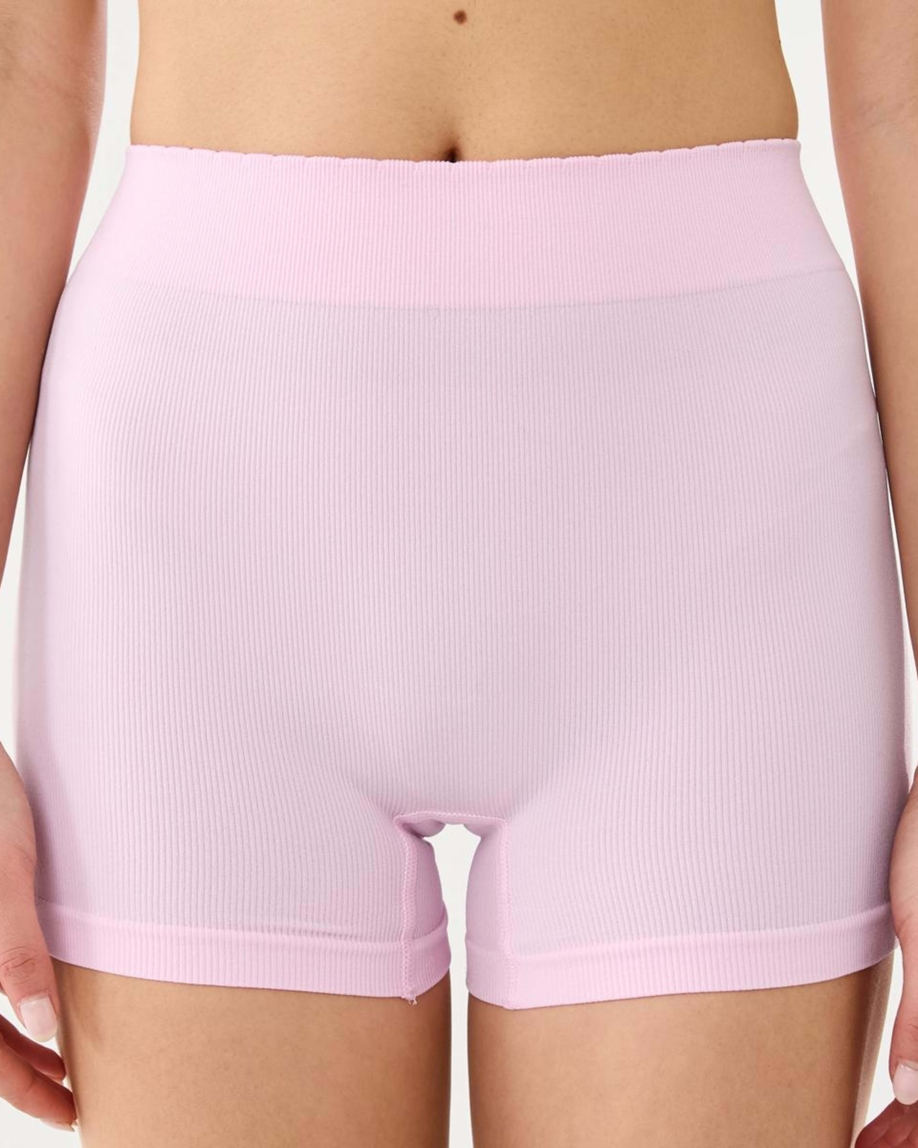 3 3 Pack Seamfree Rib Boyleg Shorties BERRY, WHITE, PINK LADY, 3 of 6