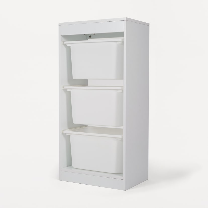 Kids Storage Unit with 3 Tubs Kmart