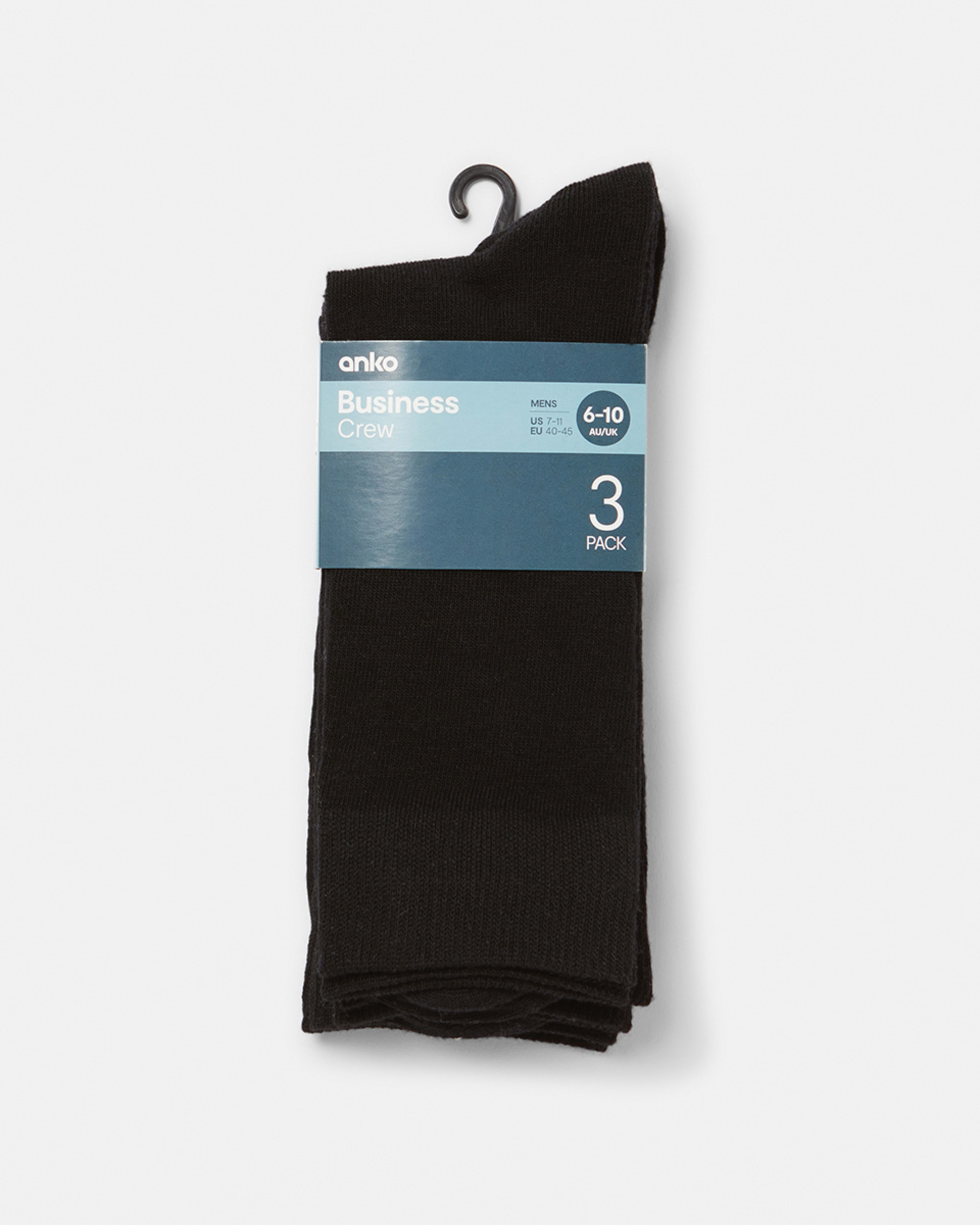 3 Pack Business Socks - Kmart