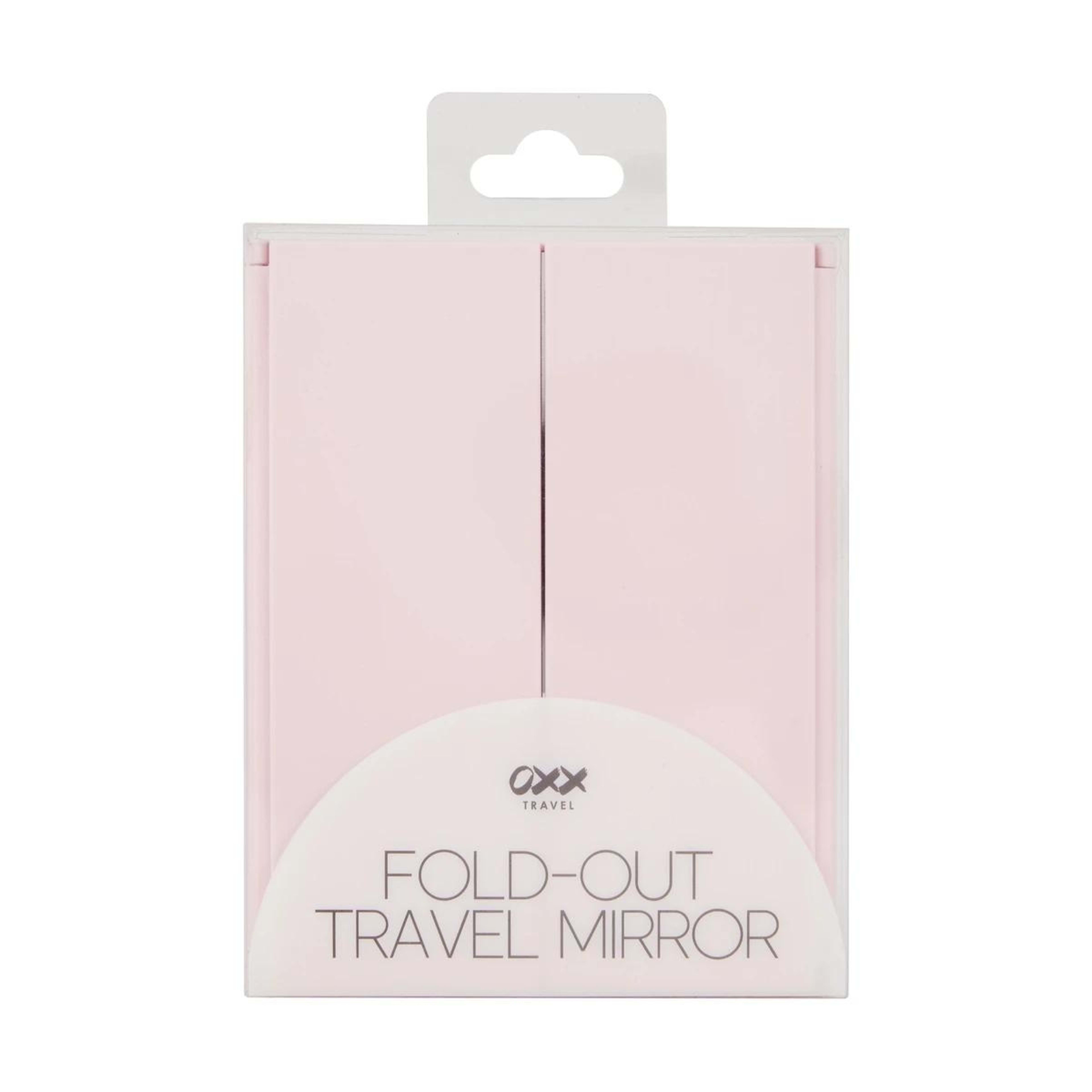 6 OXX Travel Fold-Out Travel Mirror - Pink, 6 of 8