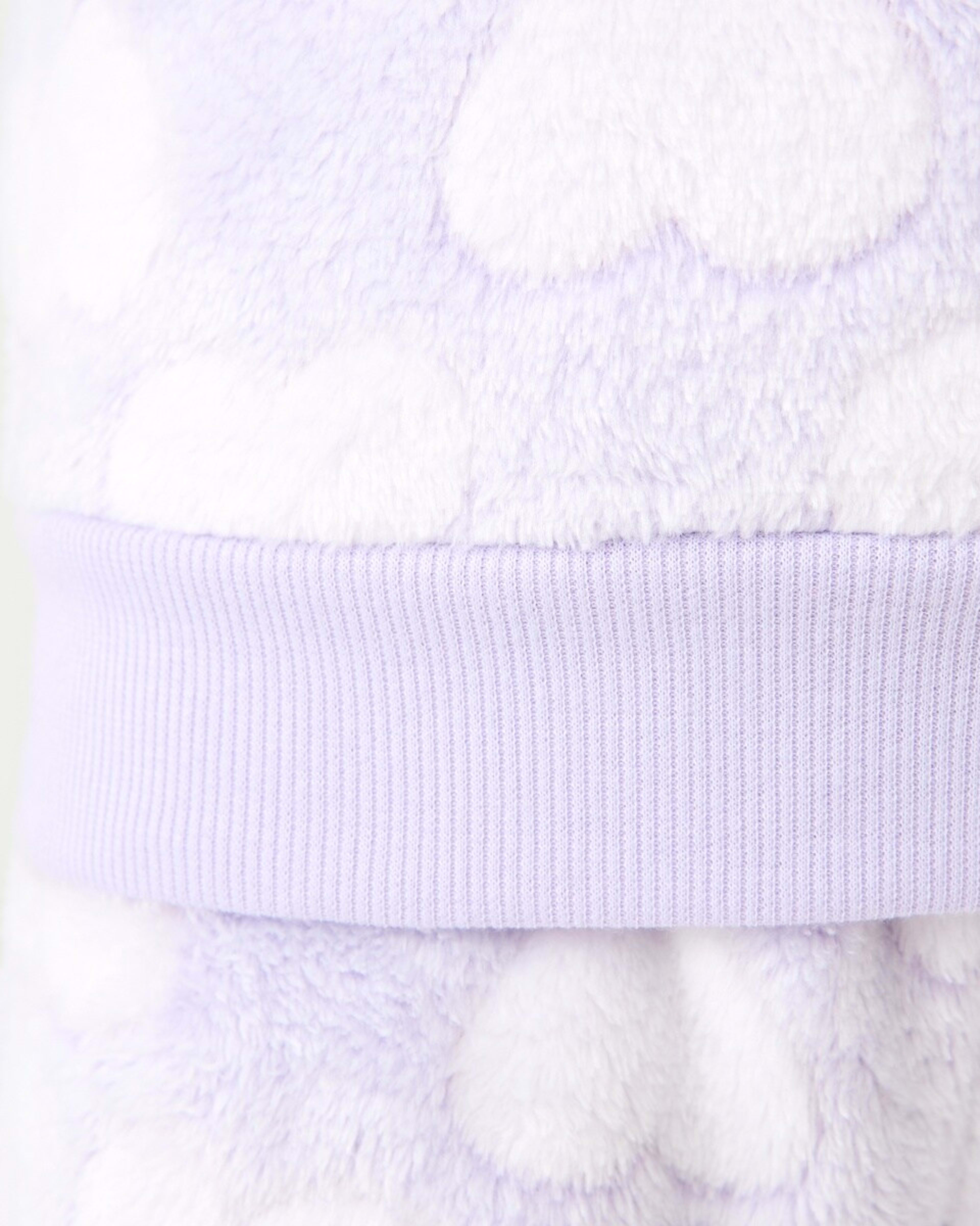 5 Fluffy Pyjama Set Purple Hearts, 5 of 10