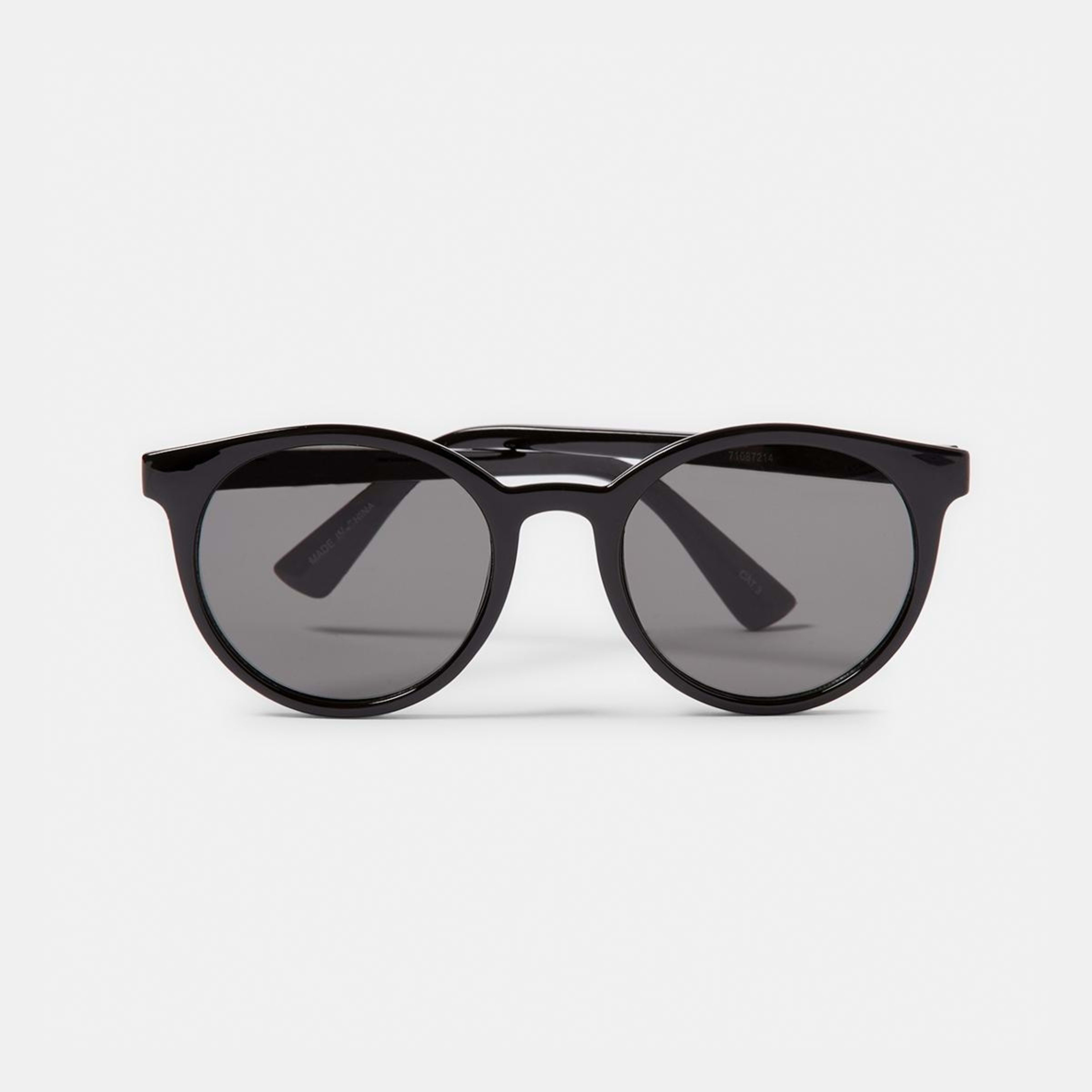 2 Basic Round Sunglasses Black, 2 of 6