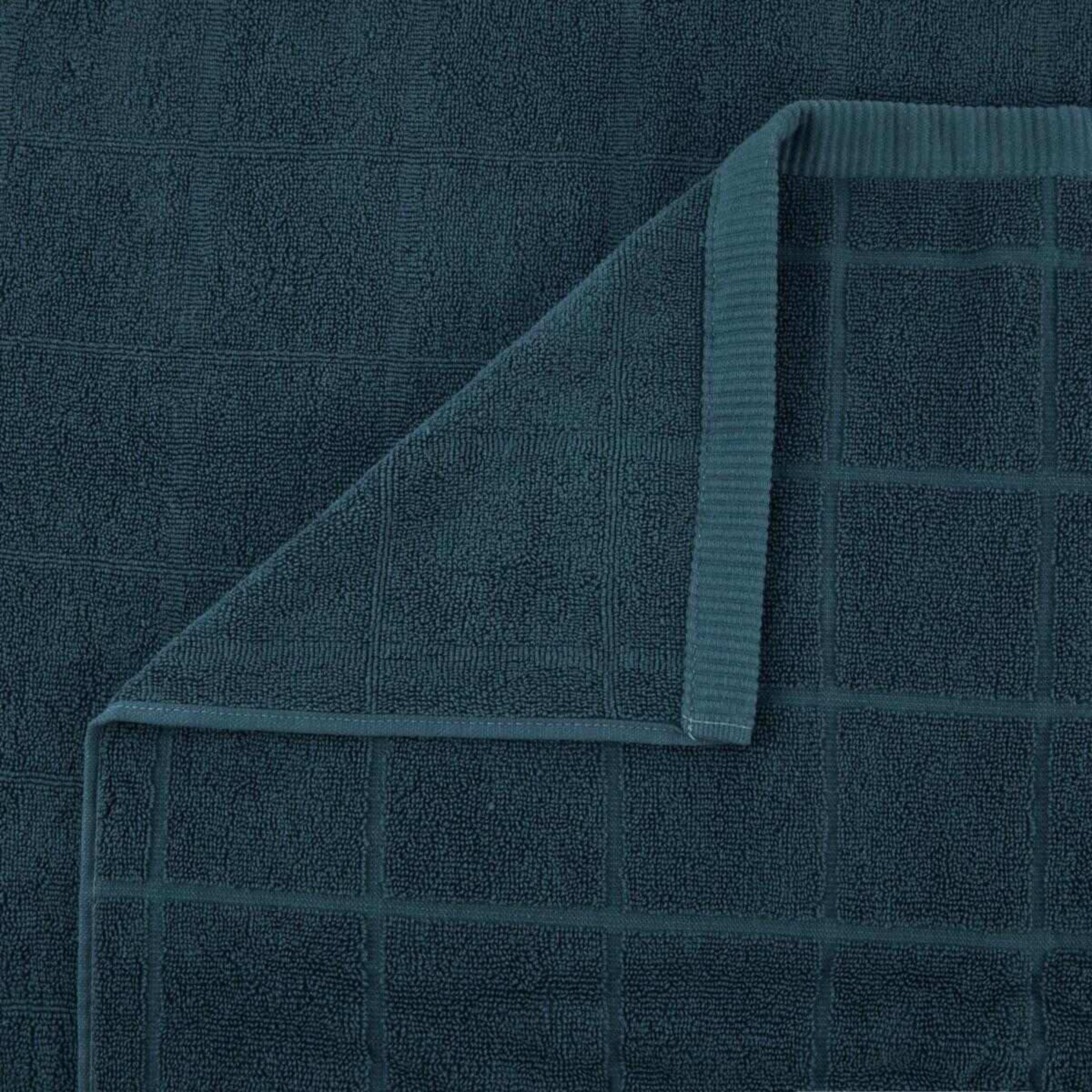 2 Cotton Grid Mega Towel - Teal, 2 of 5