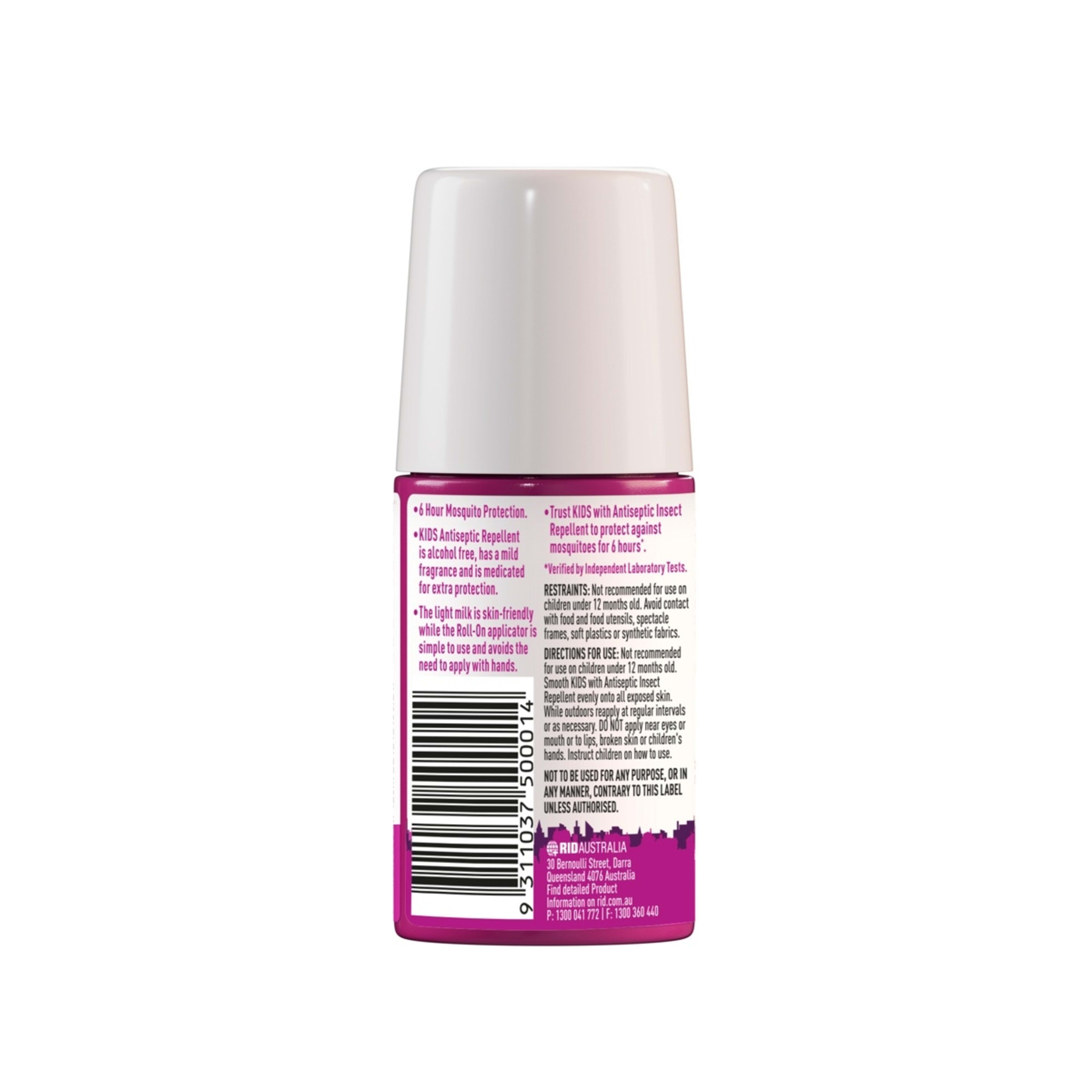 2 RiD Kids Antiseptic Bite Protection Insect Repellent Roll-On 50ml, 2 of 2