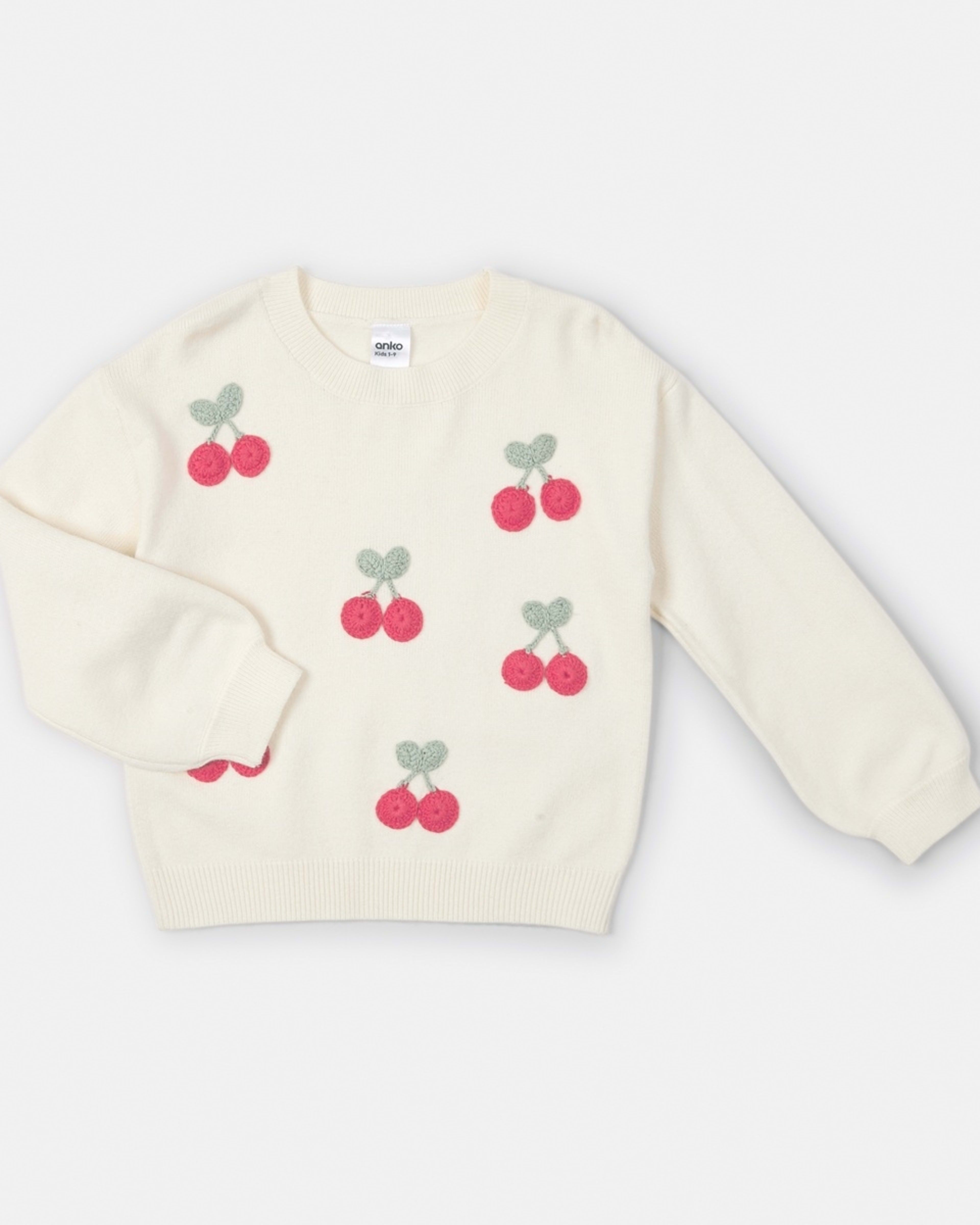 7 Knit Jumper Cherry Knit Pristine, 7 of 8