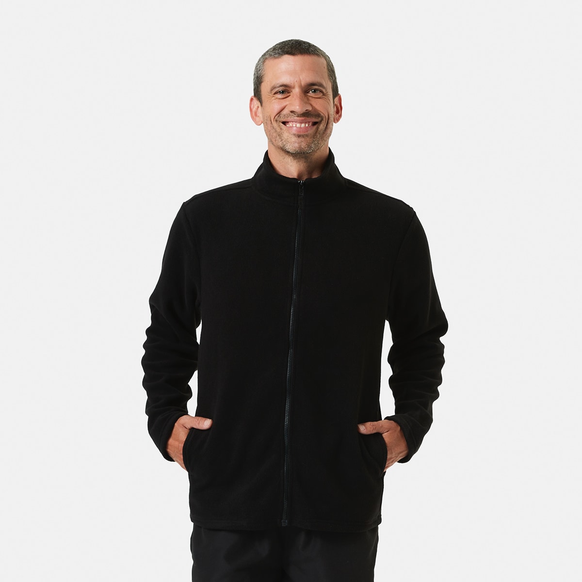 Active Mens Outdoor Polar Fleece Jacket Kmart