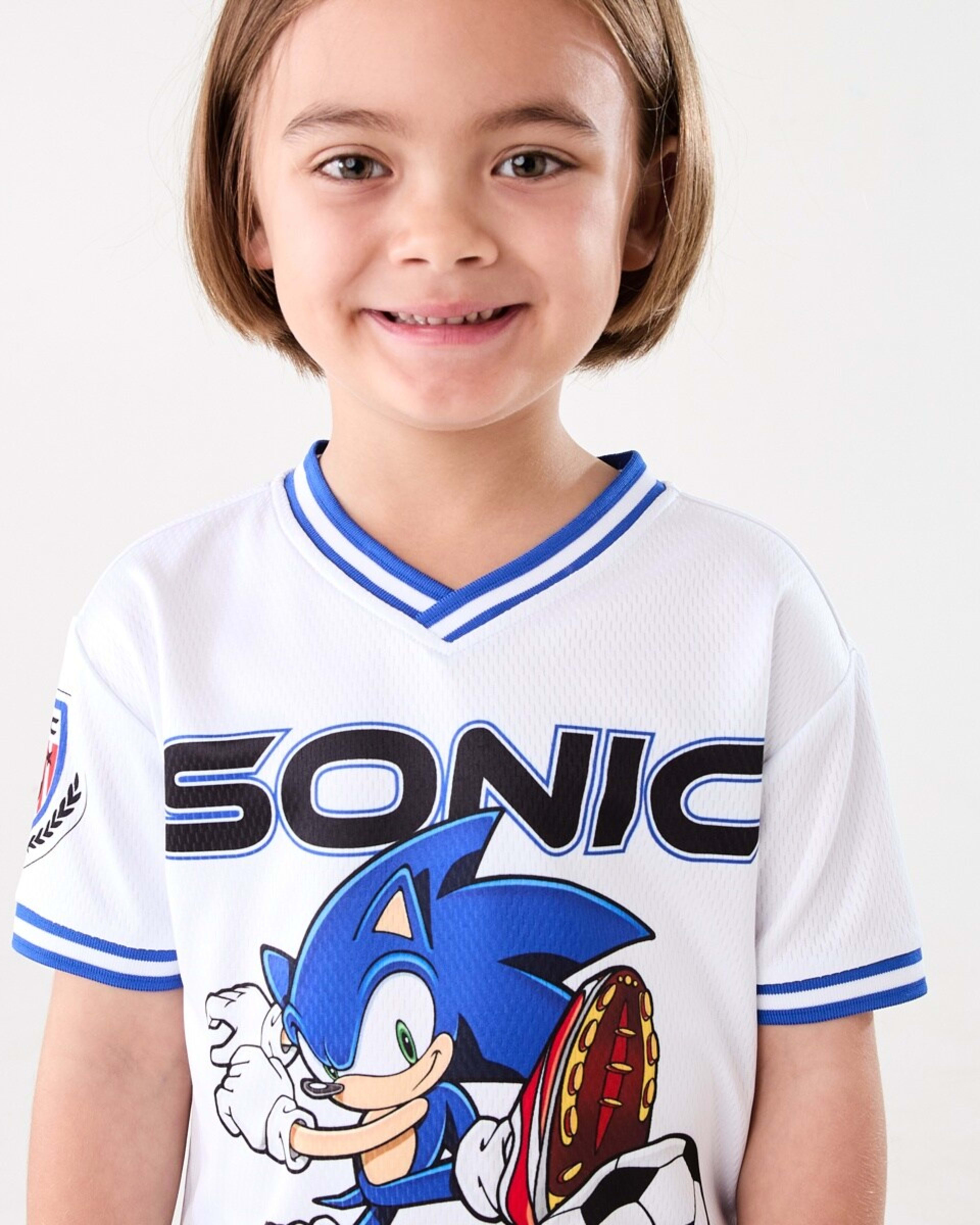 3 Oversized Sonic License Mesh T-shirt SONIC PLAYS SOCCER, 3 of 8