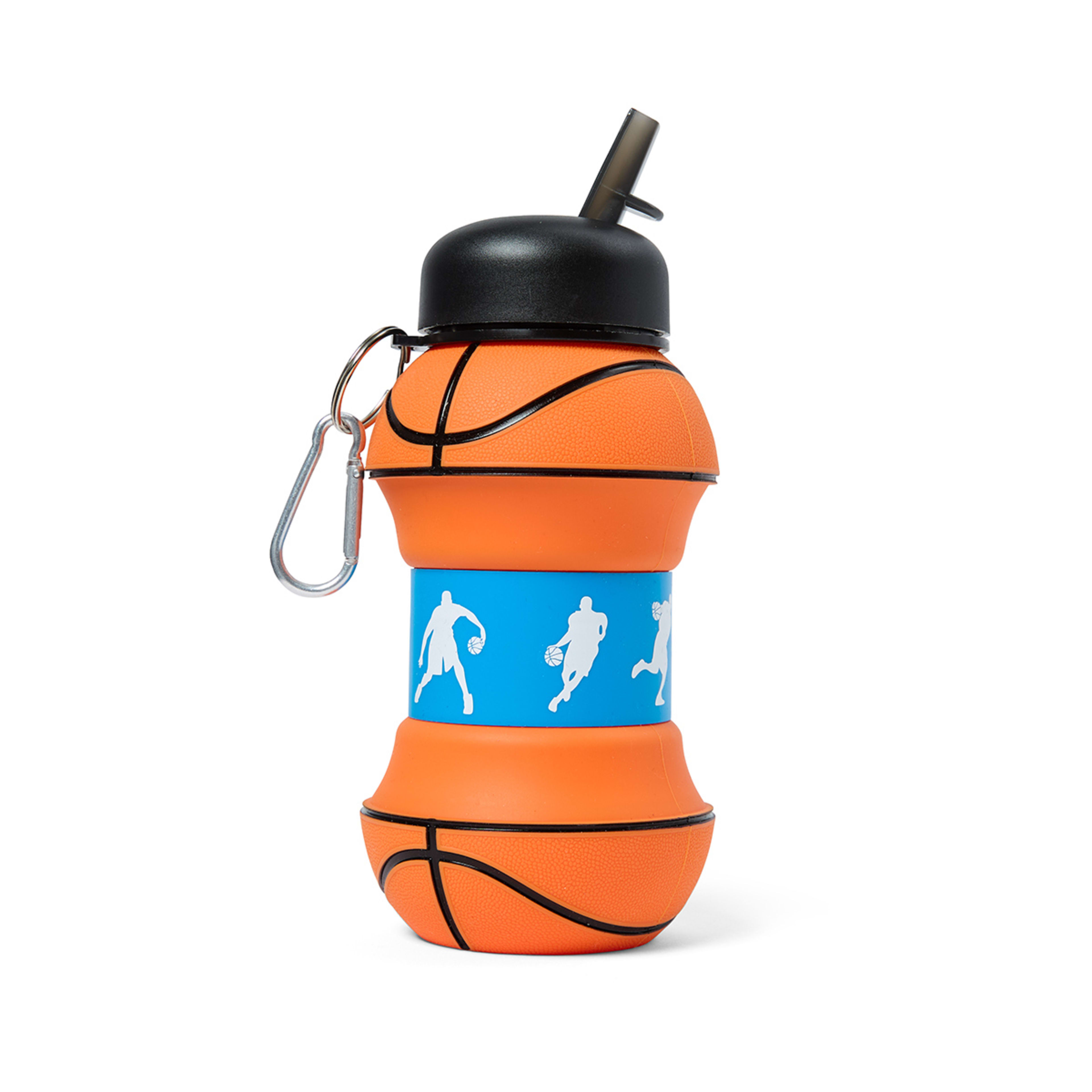 2 520ml Basketball Pop-Up Collapsible Drink Bottle, 2 of 6