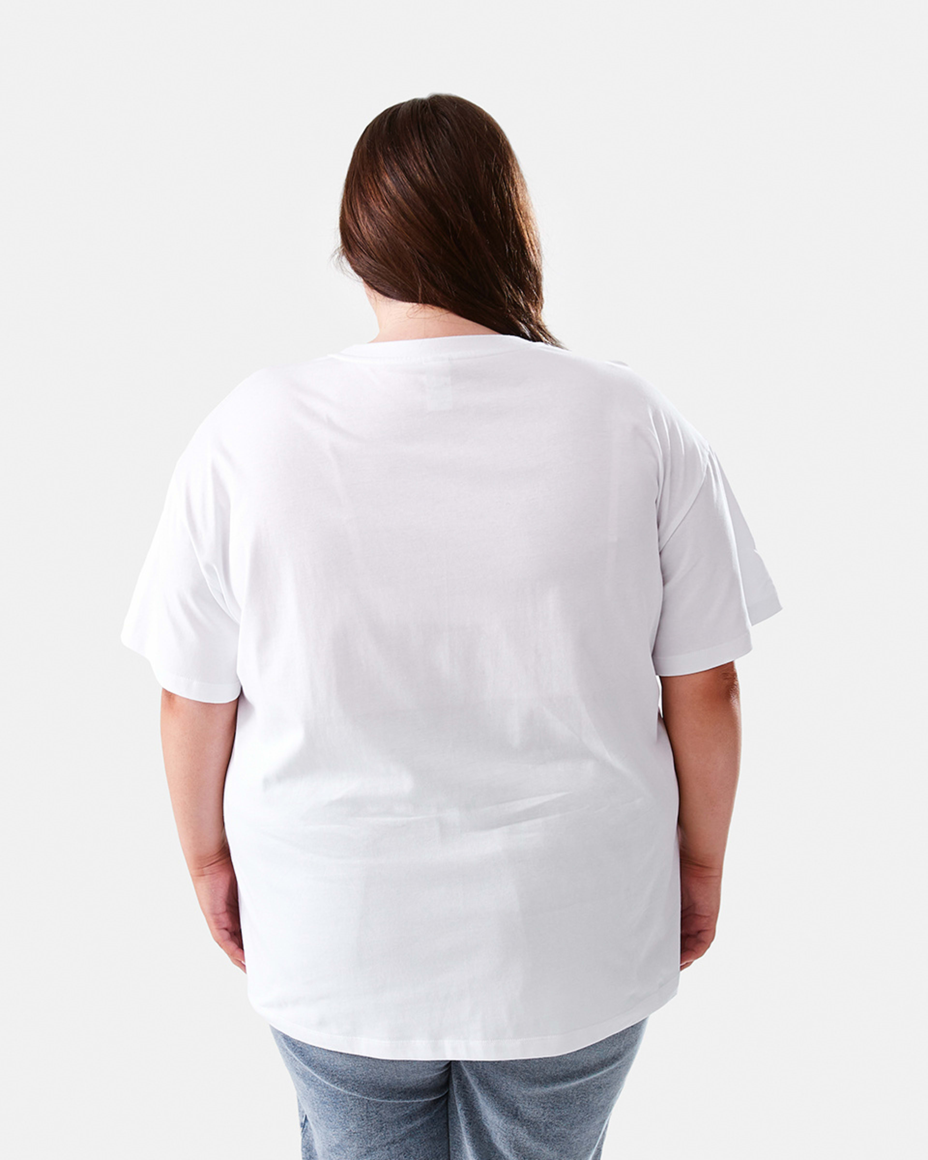 Curve Short Sleeve Boyfriend Tshirt Kmart