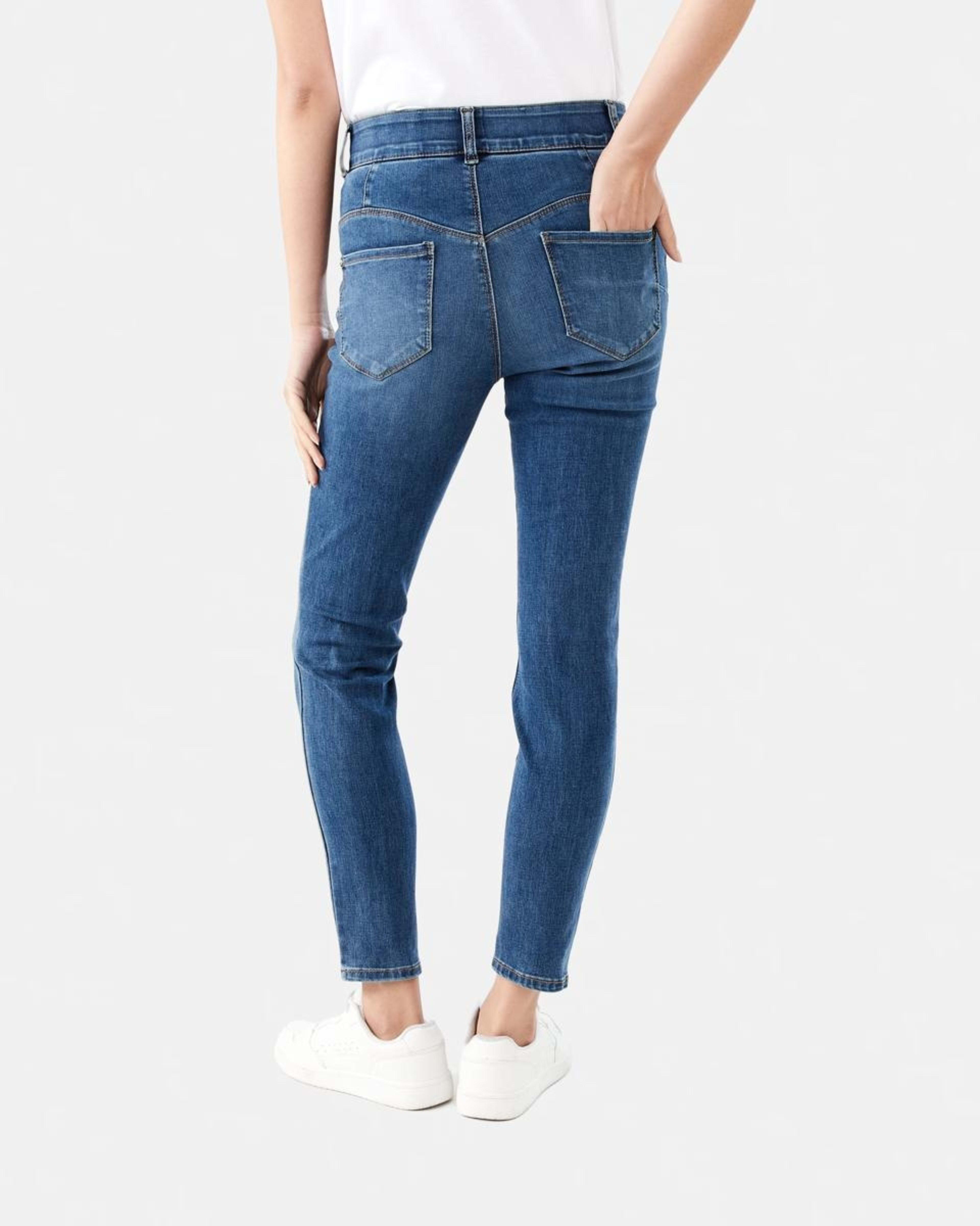 3 Shapewear Jeans MID WASH, 3 of 8