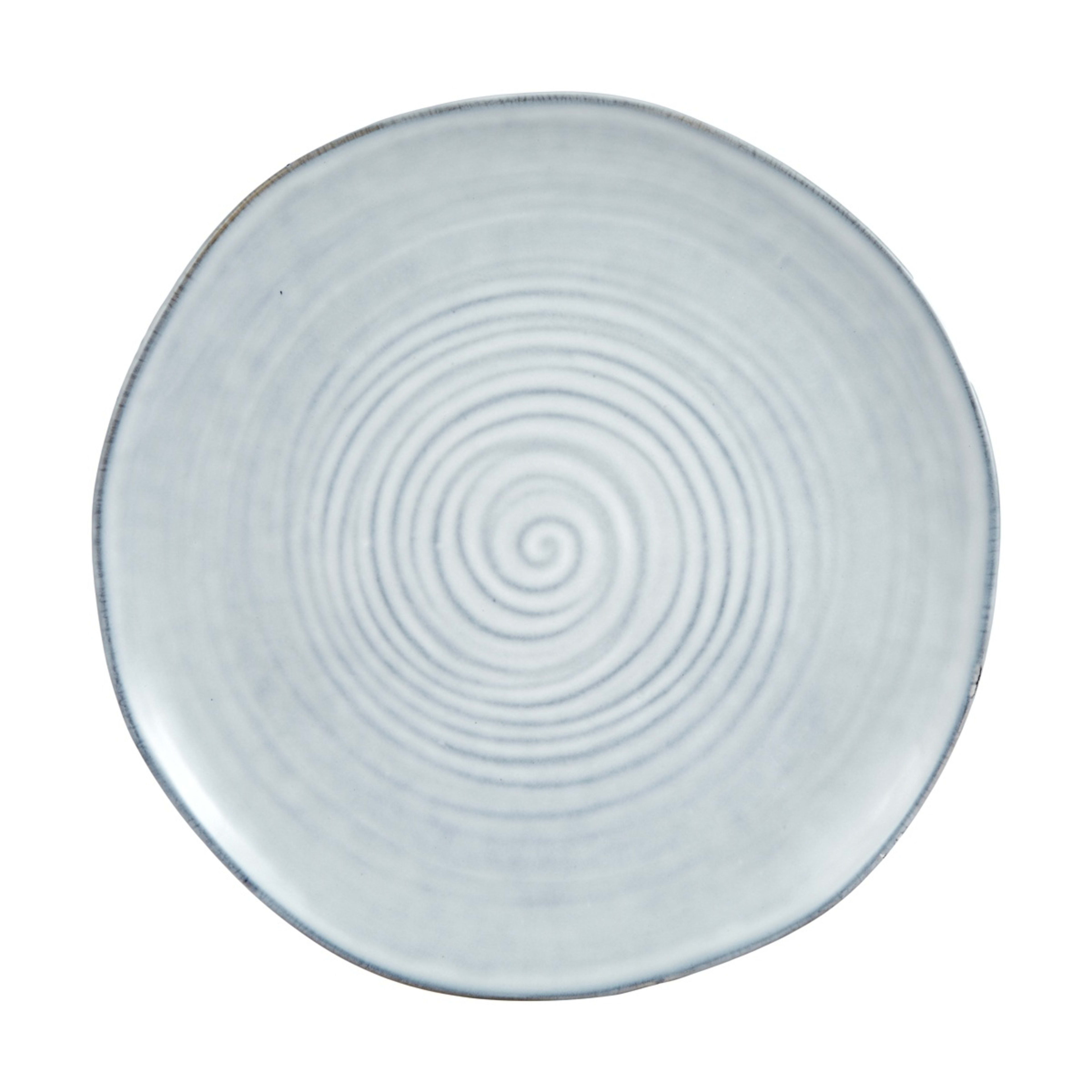 4 Blue Swirl Dinner Plate, 4 of 6