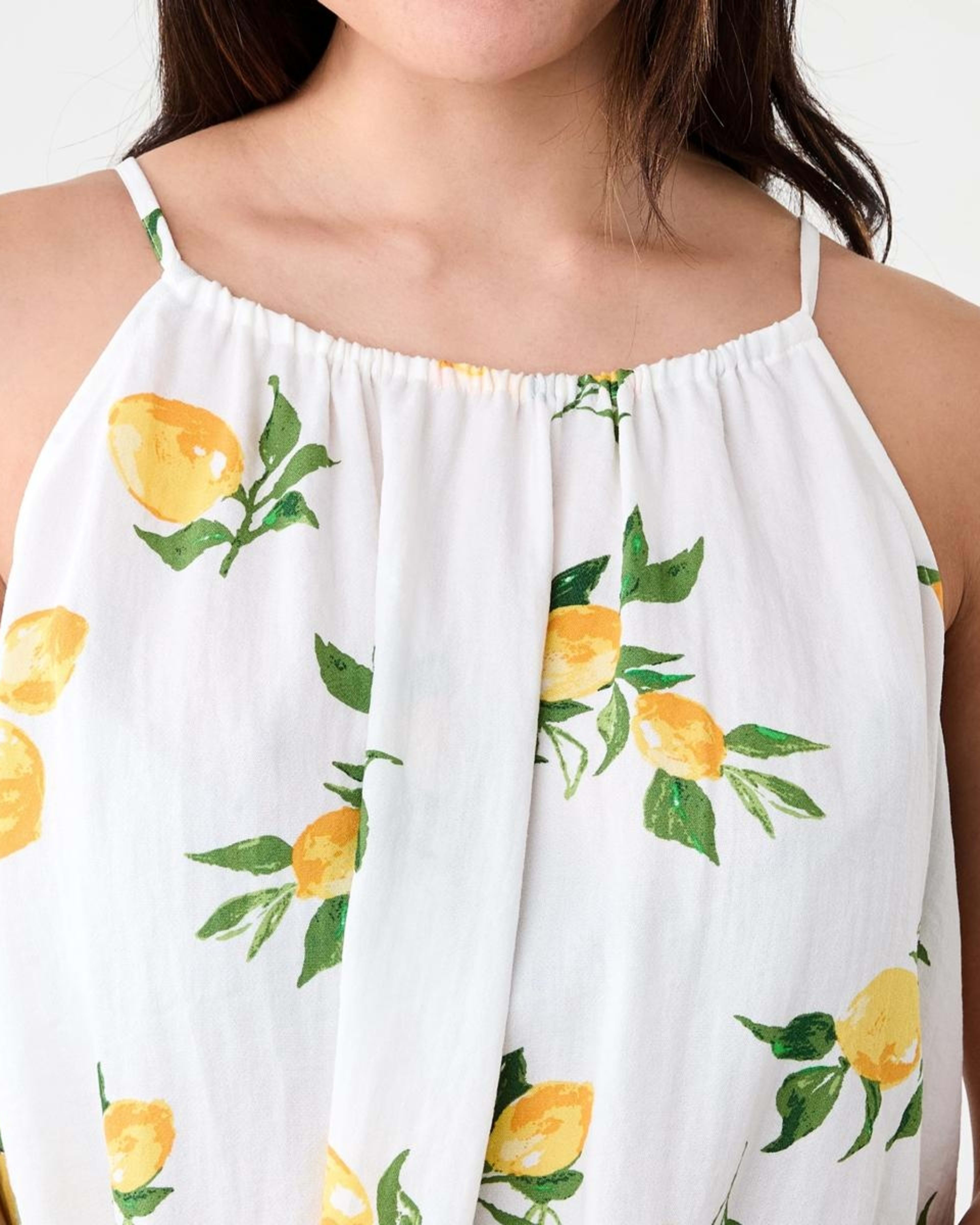 5 Sleeveless Textured Mini Dress Lemons, 5 of 7