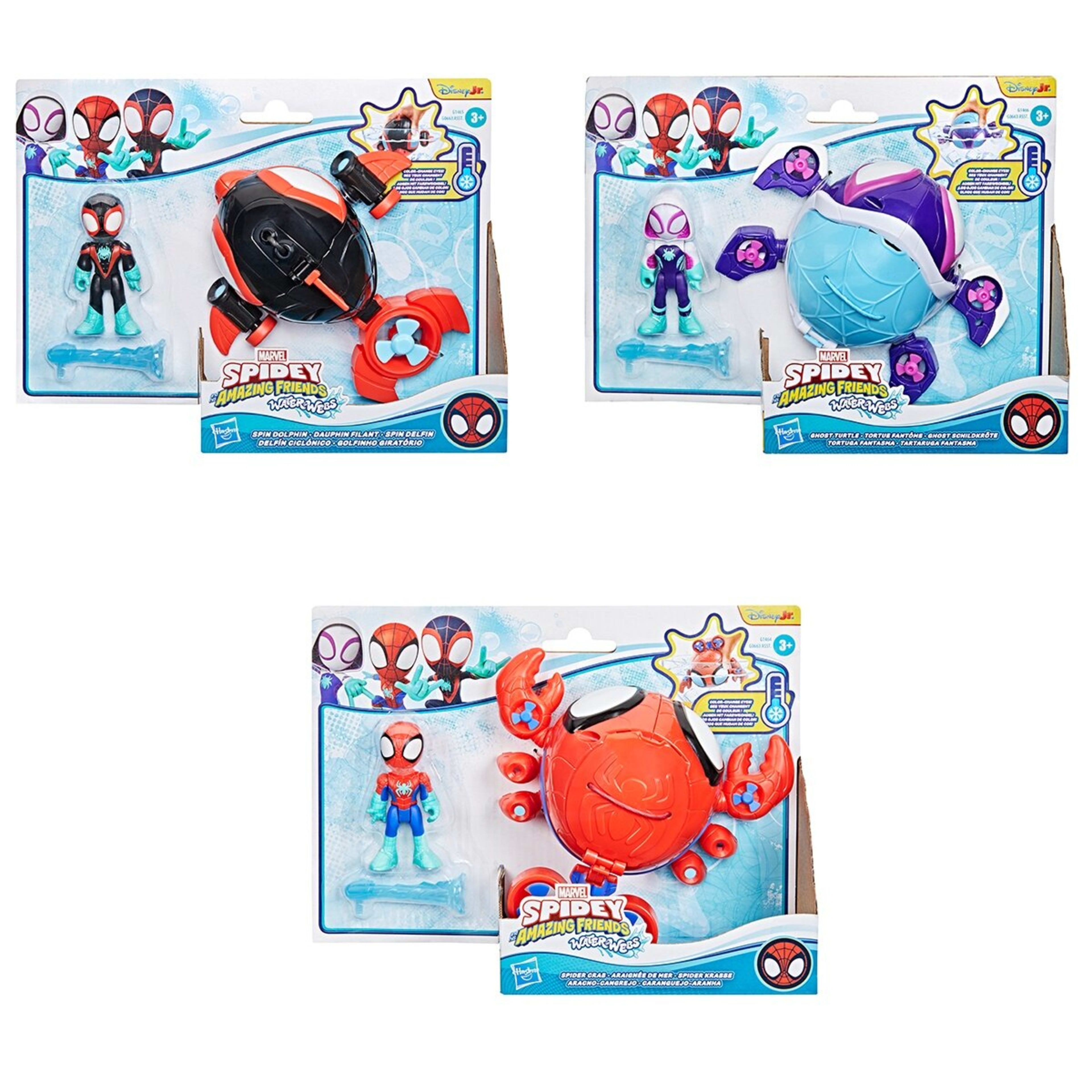 1 Disney Junior Marvel Spidey and his Amazing Friends Water Webs Vehicle - Assorted