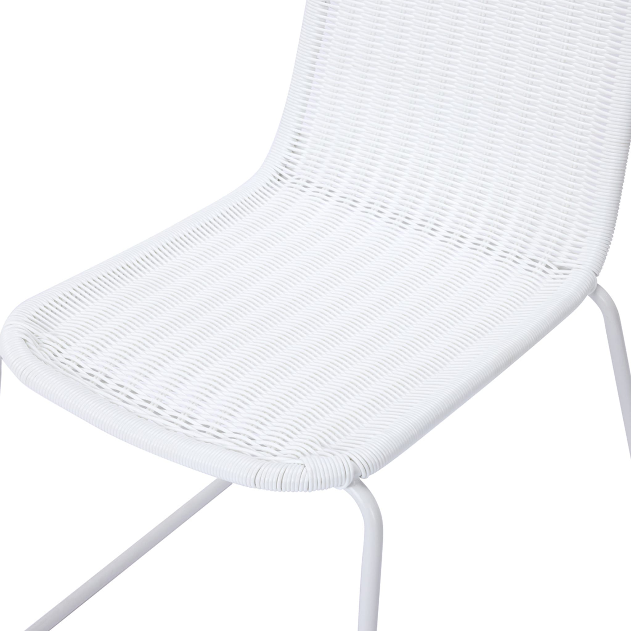 Positano Woven Dining Chair White Kmart