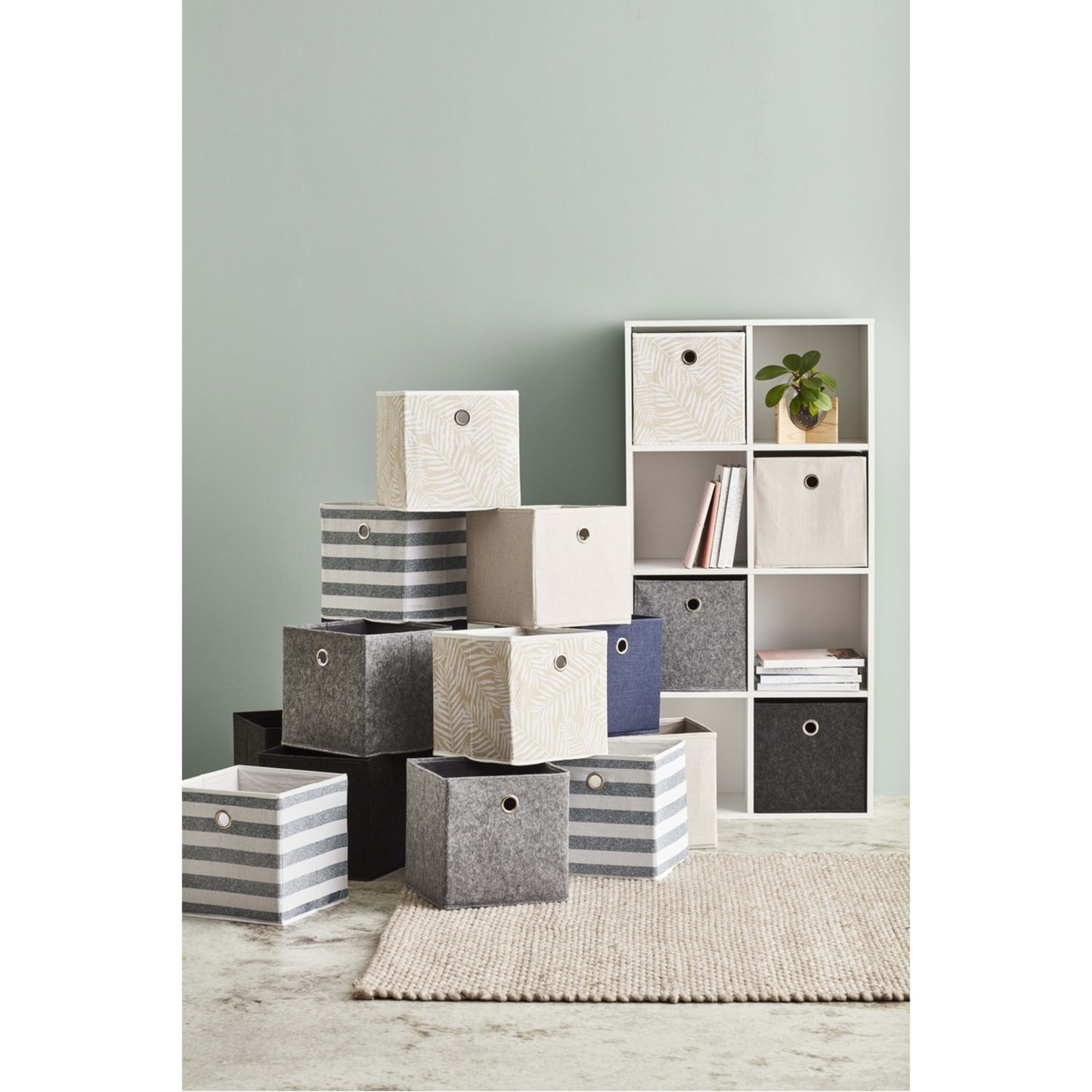 3 Collapsible Storage Cube - Grey, 3 of 3
