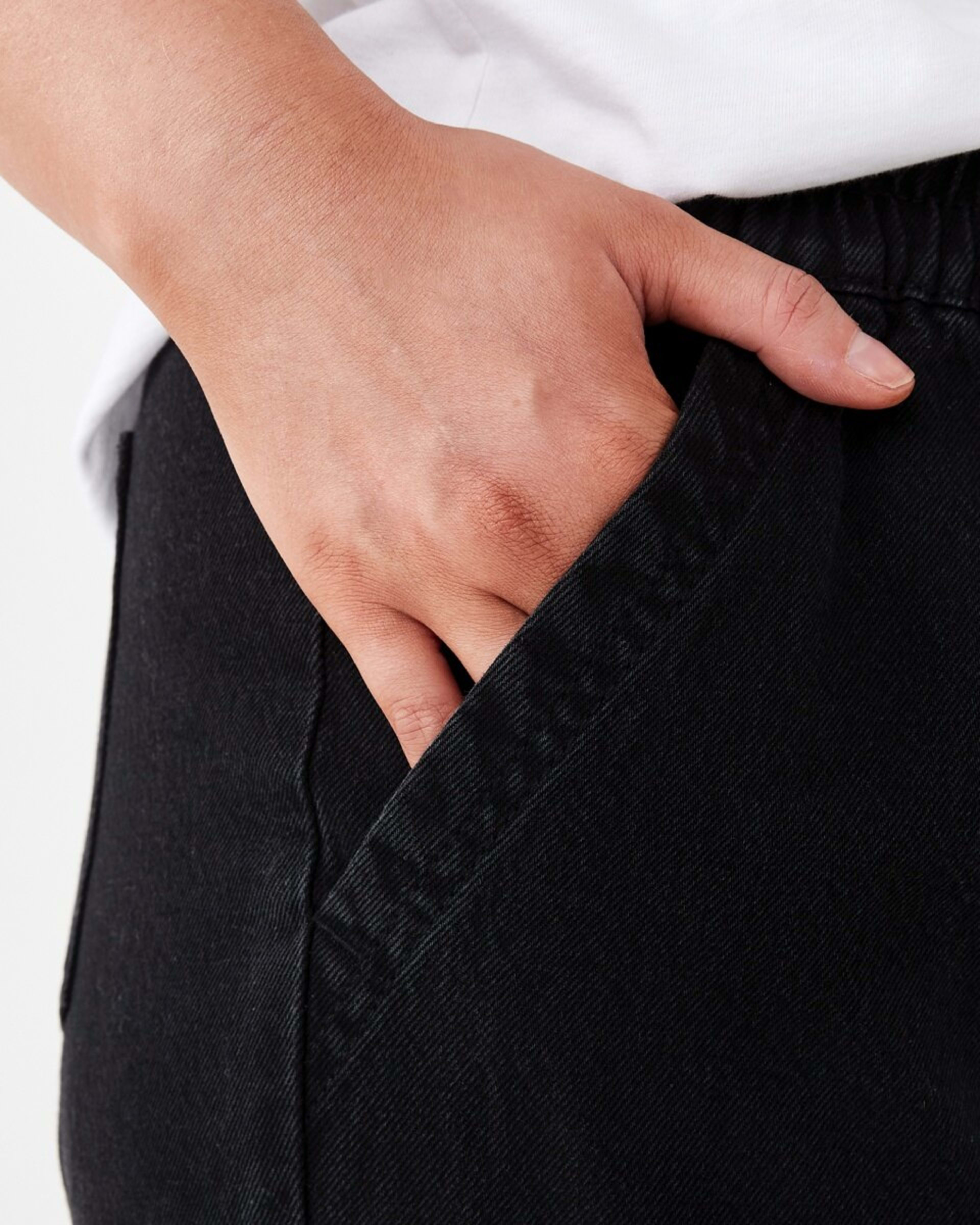 5 Denim Joggers BLACK WASH, 5 of 5