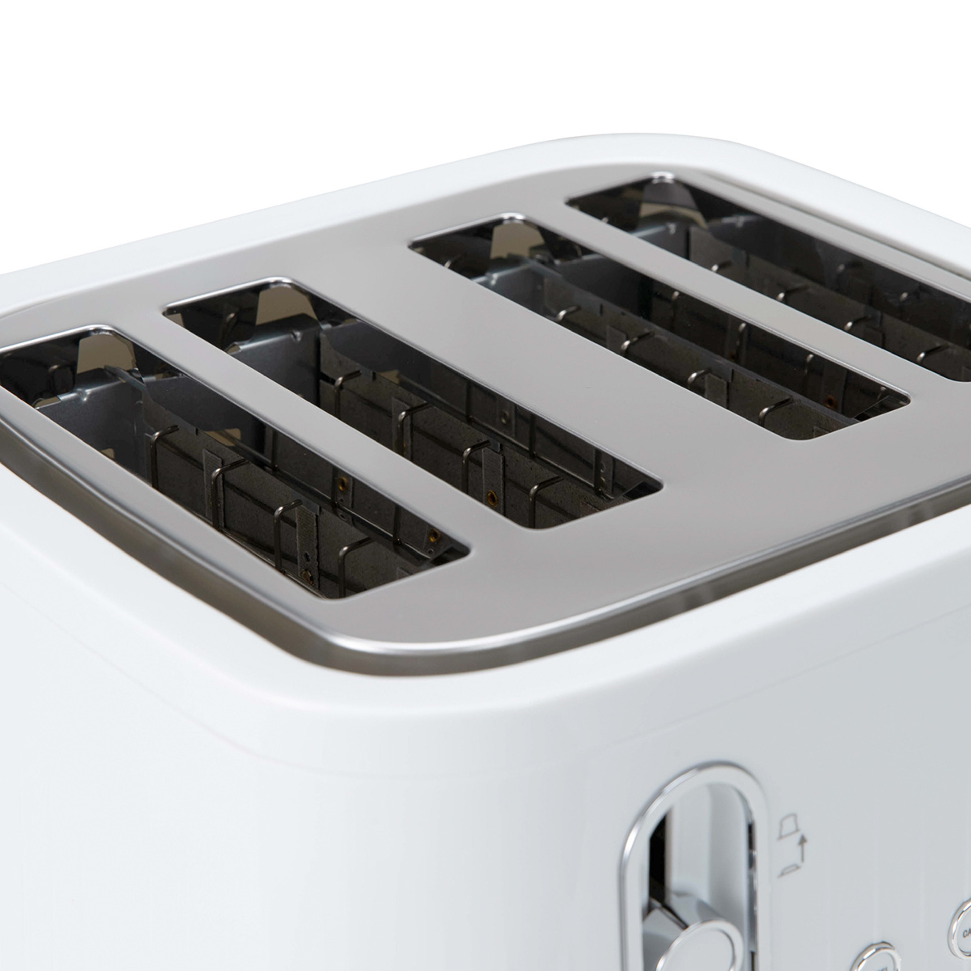 6 4 Slice Toaster - White, 6 of 8