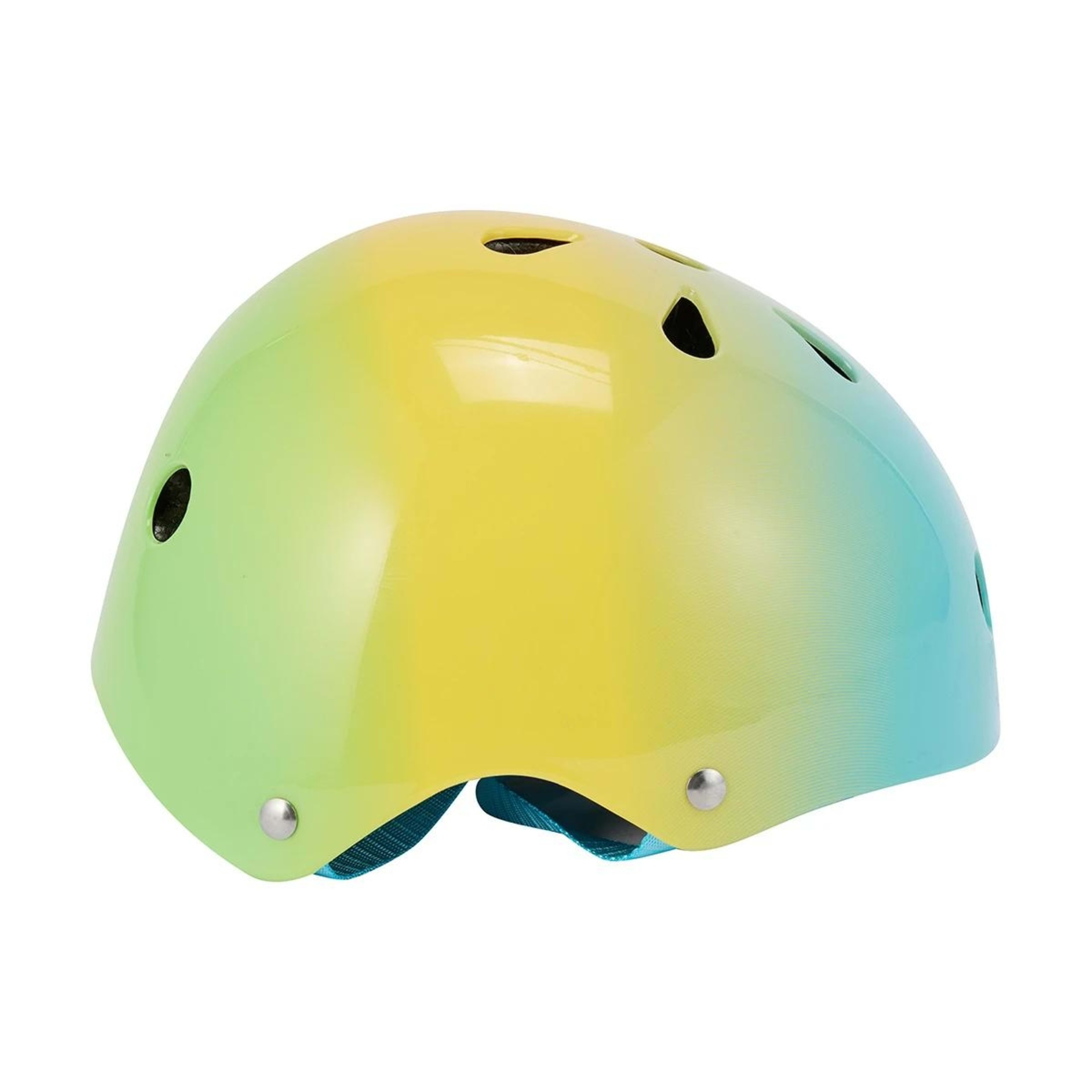 3 Junior Skate Helmet - Small, Blue Ombre, 3 of 8