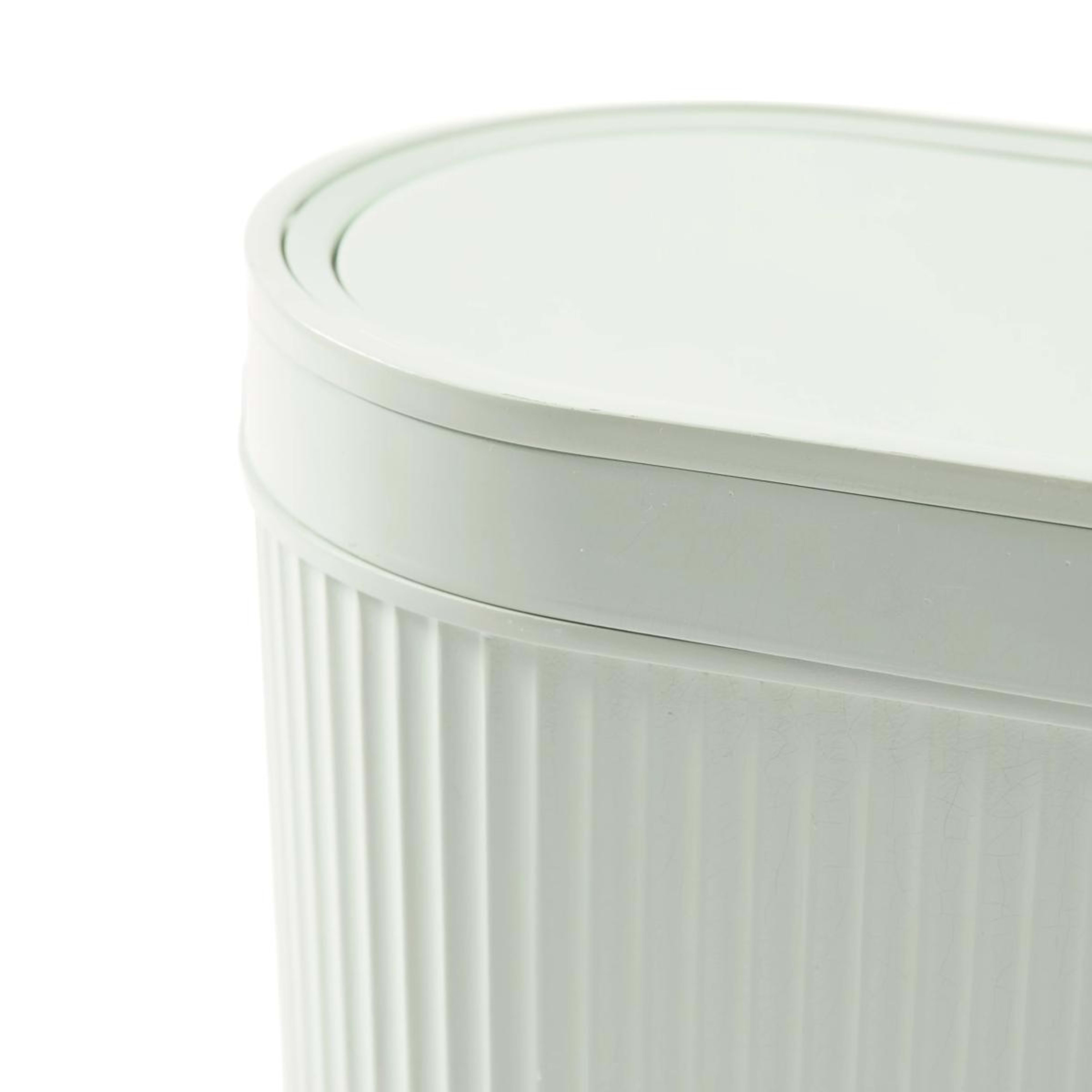 8 8L Push Top Bin - Sage, 8 of 10