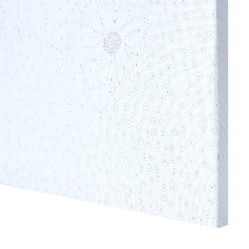 3 Pack Paint by Numbers Floral Bouquet Kmart