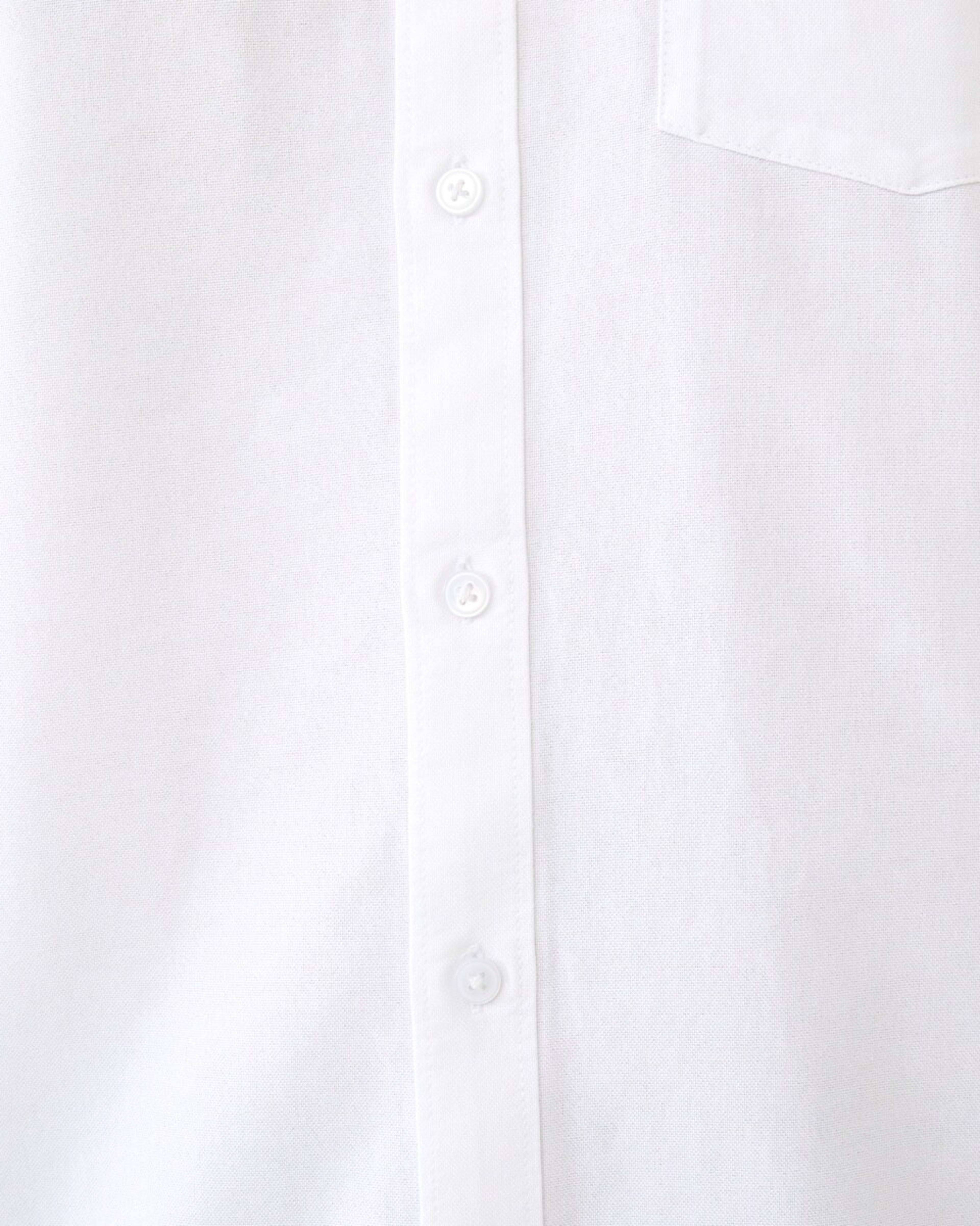 6 Long Sleeve Oxford Shirt WHITE, 6 of 7