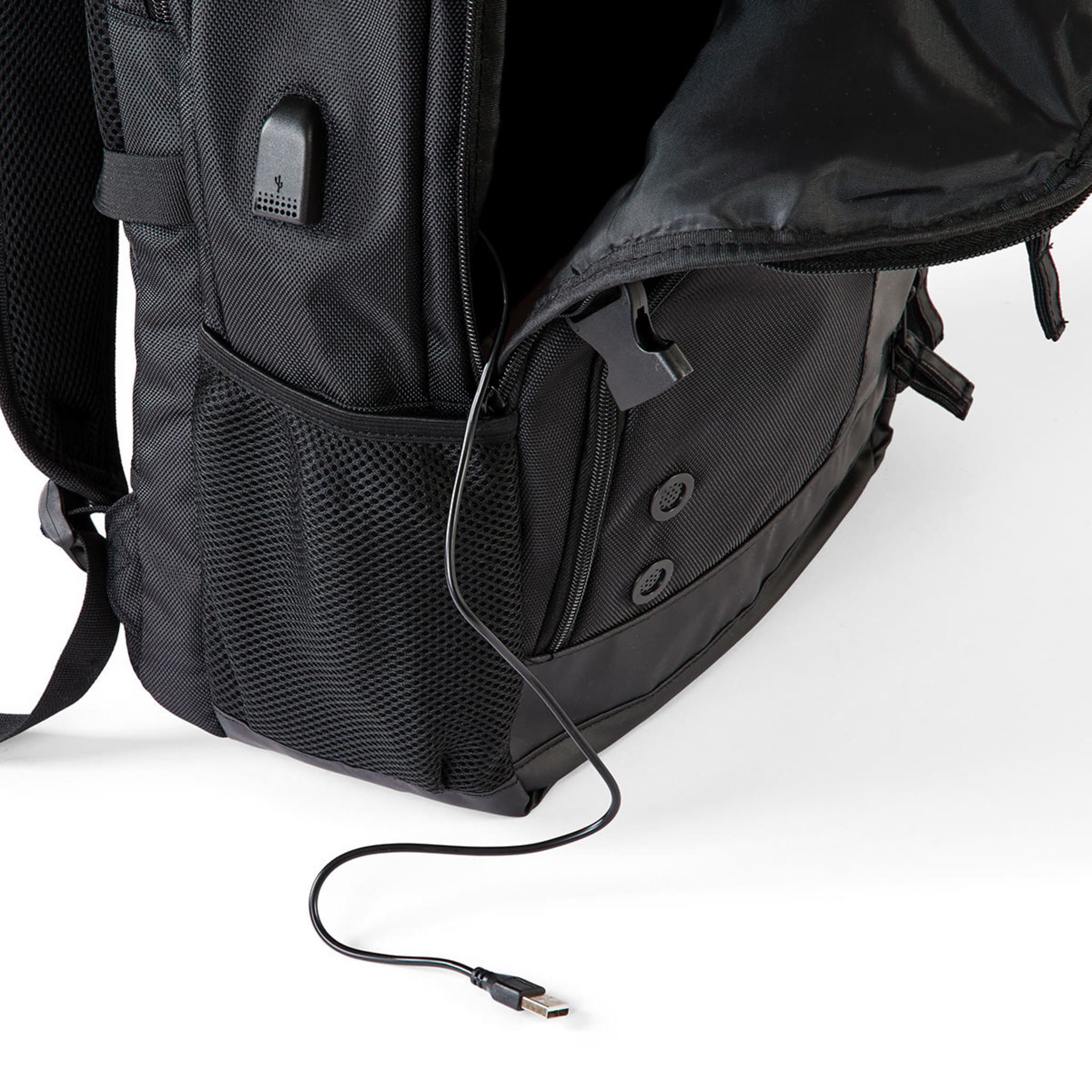 20L Commuter Backpack Black Kmart NZ